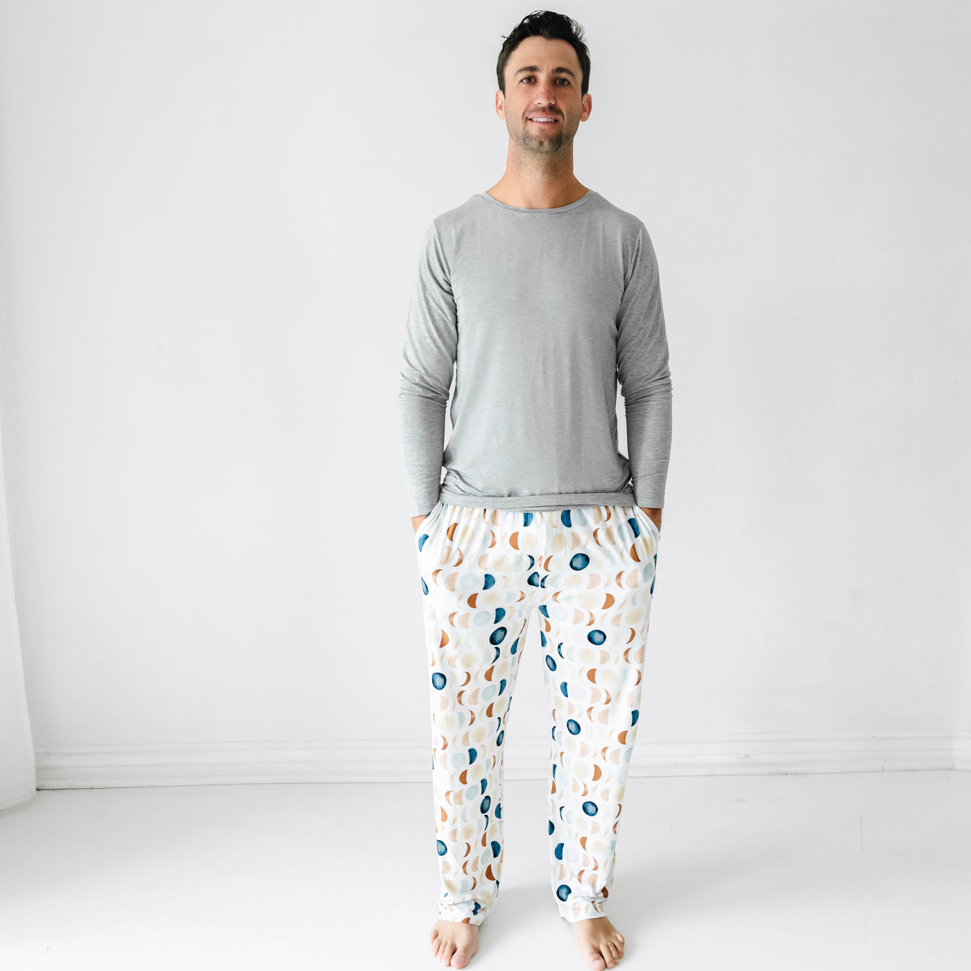 Luna Neutral Men's Pajama Pants、mySite、g9winljtr