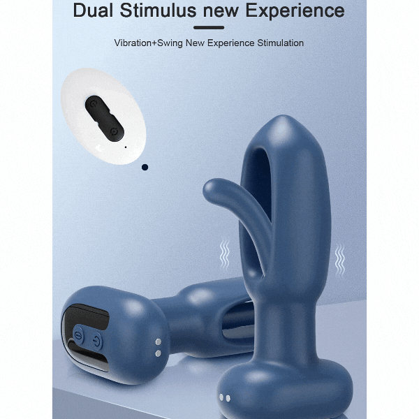Booty Flicker Silent Vibrating Butt Plug | Unisex | Flapping Stimulation、mySite、bottomscart