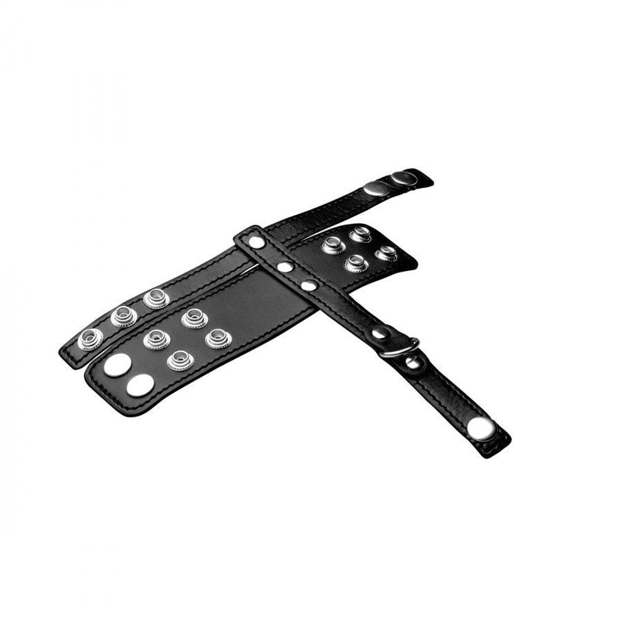 Strict Leather Adjustable Cock Strap and Ball Stretcher、mySite、bottomscart