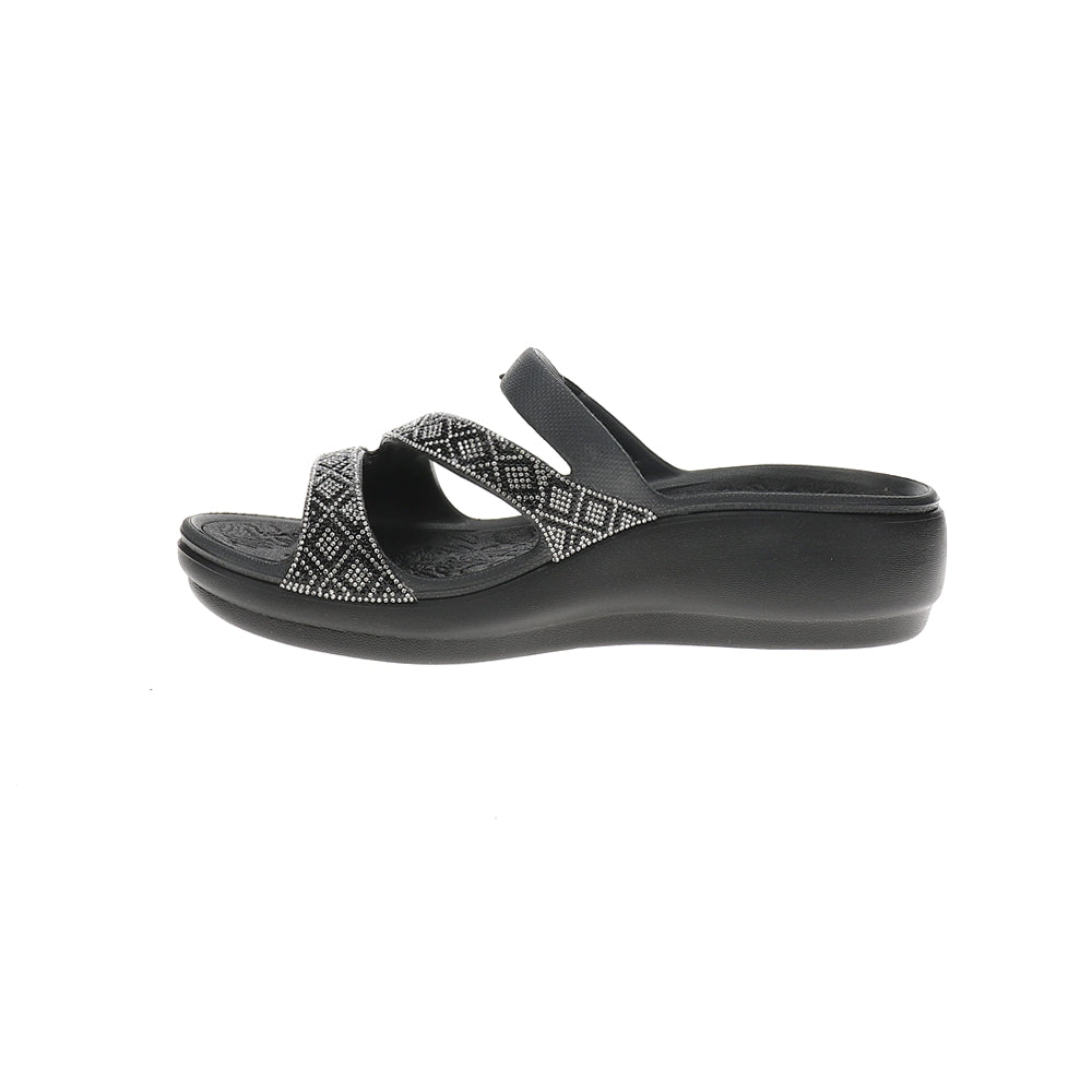Arch Fit Ascend Foamies Rhinestone Slide Sandals、mySite、gtrtttuynbv