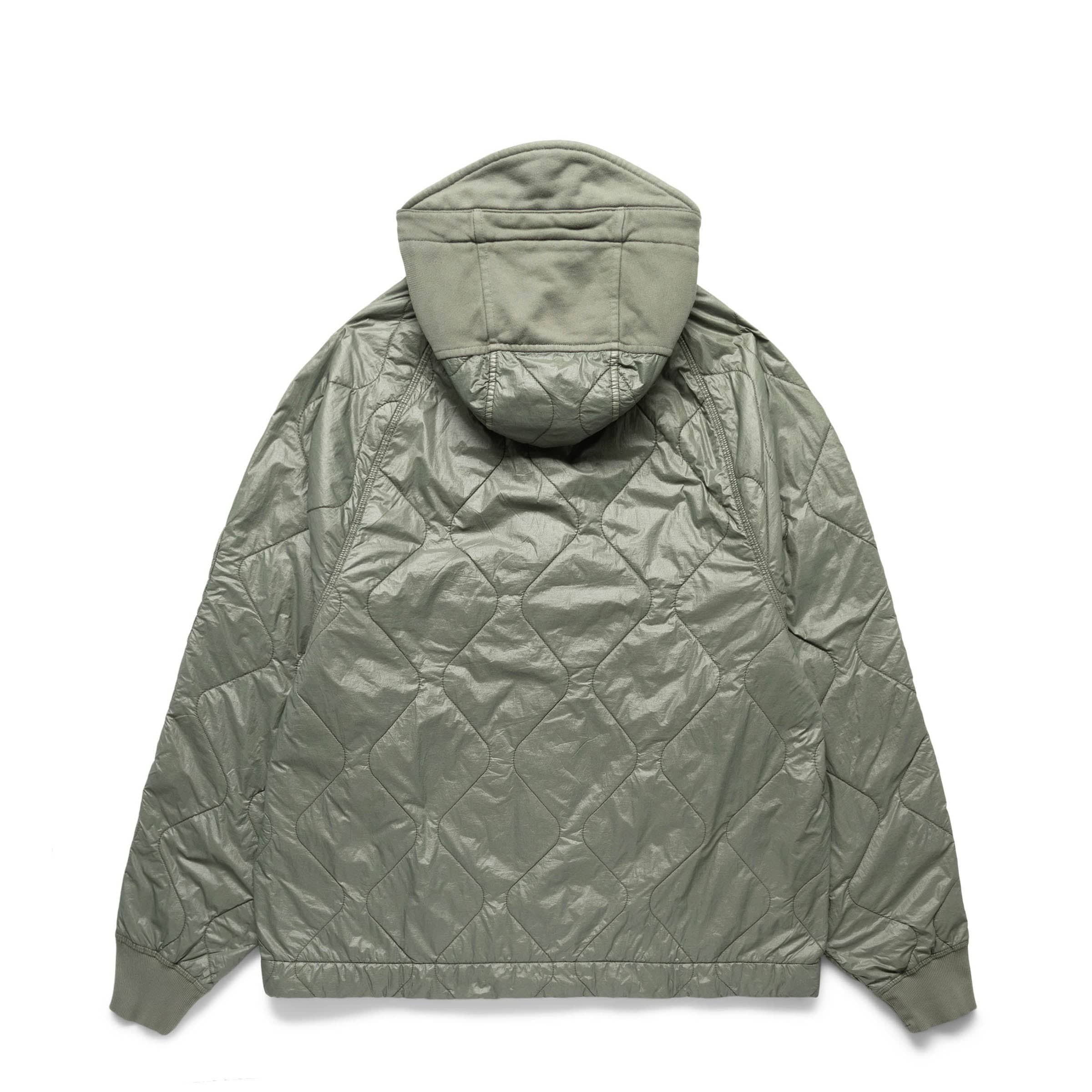 RAISED FLEECE QUILTED HOODED SWEATSHIRT、mySite、zt4zffjzw