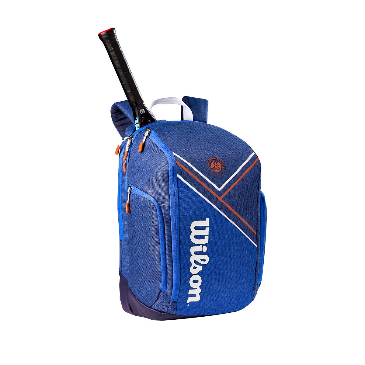 Wilson Super Tour Roland Garros Backpack Racquet Bag (Navy Blue)