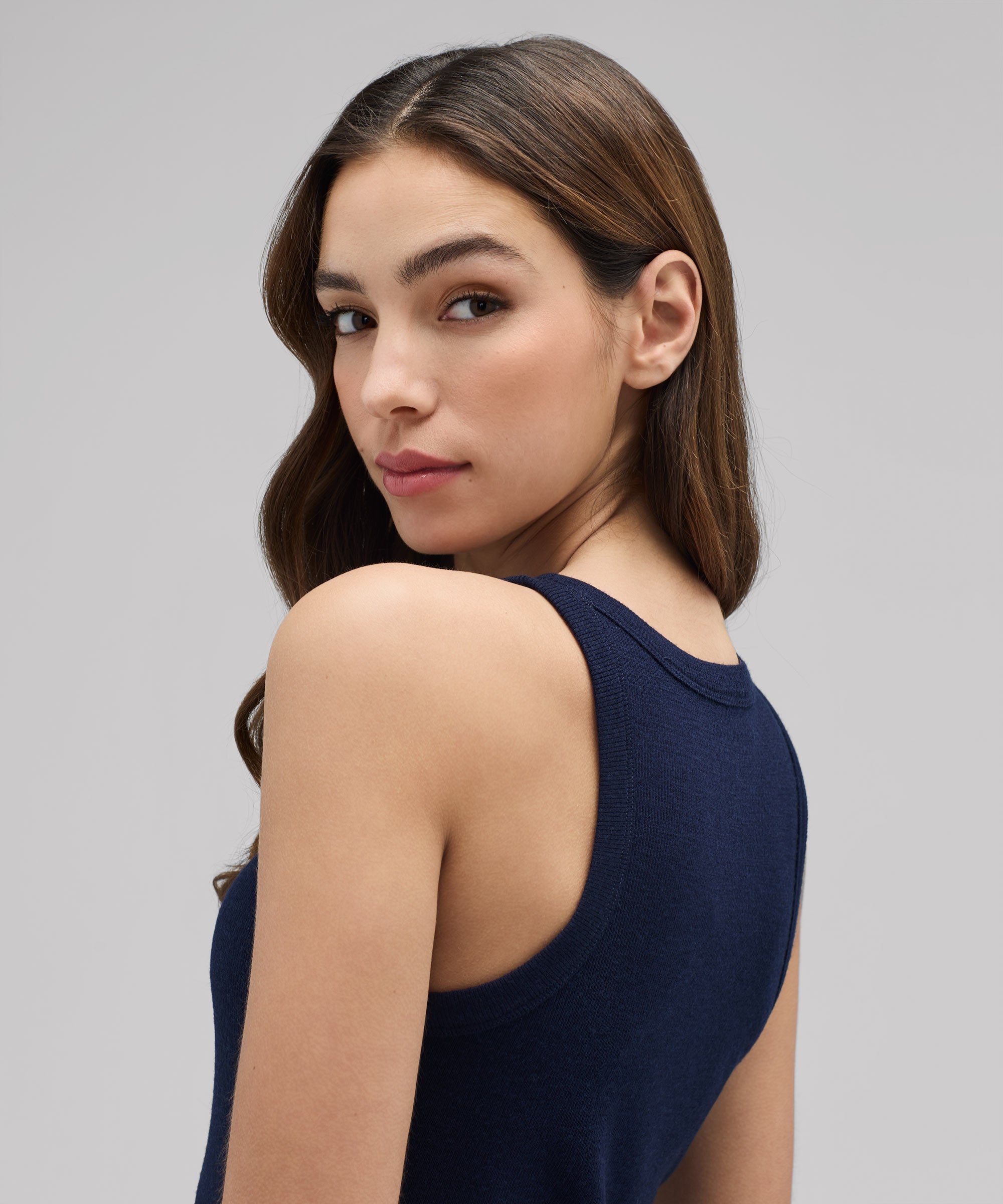 Women's Merino Ribbed Racer Tank、mySite、noshort