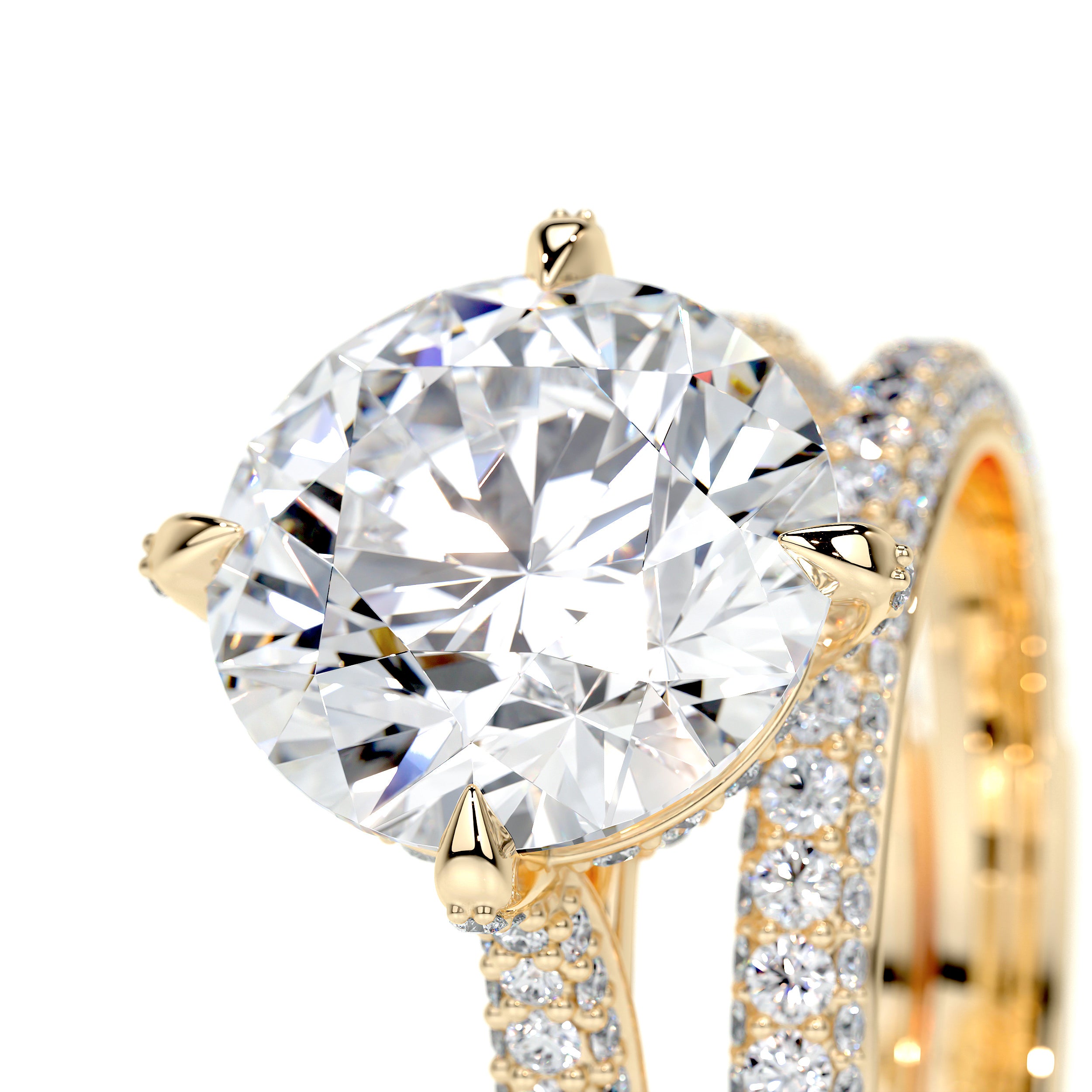 Jocelyn Lab Grown Diamond Bridal Set -18K Yellow Gold、mySite、hinf8tx79