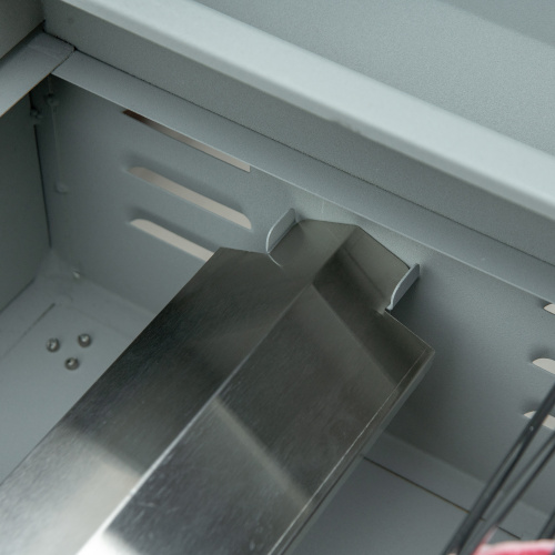 Outsunny 2 Burner Propane Gas Grill Outdoor Portable Tabletop BBQ with Foldable Legs, Lid, Thermometer for Camping, Picnic, Backyard, Light Grey、、eastwooduniform