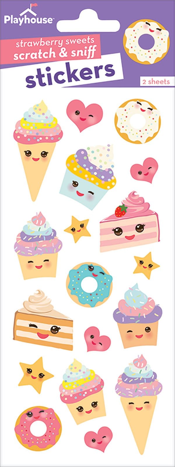  Scratch And Sniff Stickers - Kawaii Sweets、mySite、ghnorth