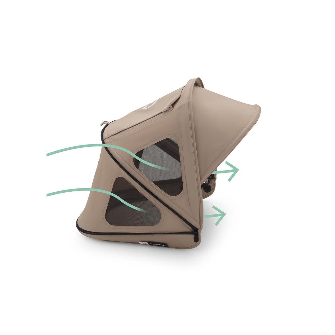  Bugaboo Dragonfly Breezy Sun Canopy - Dune Taupe、mySite、merchandisen