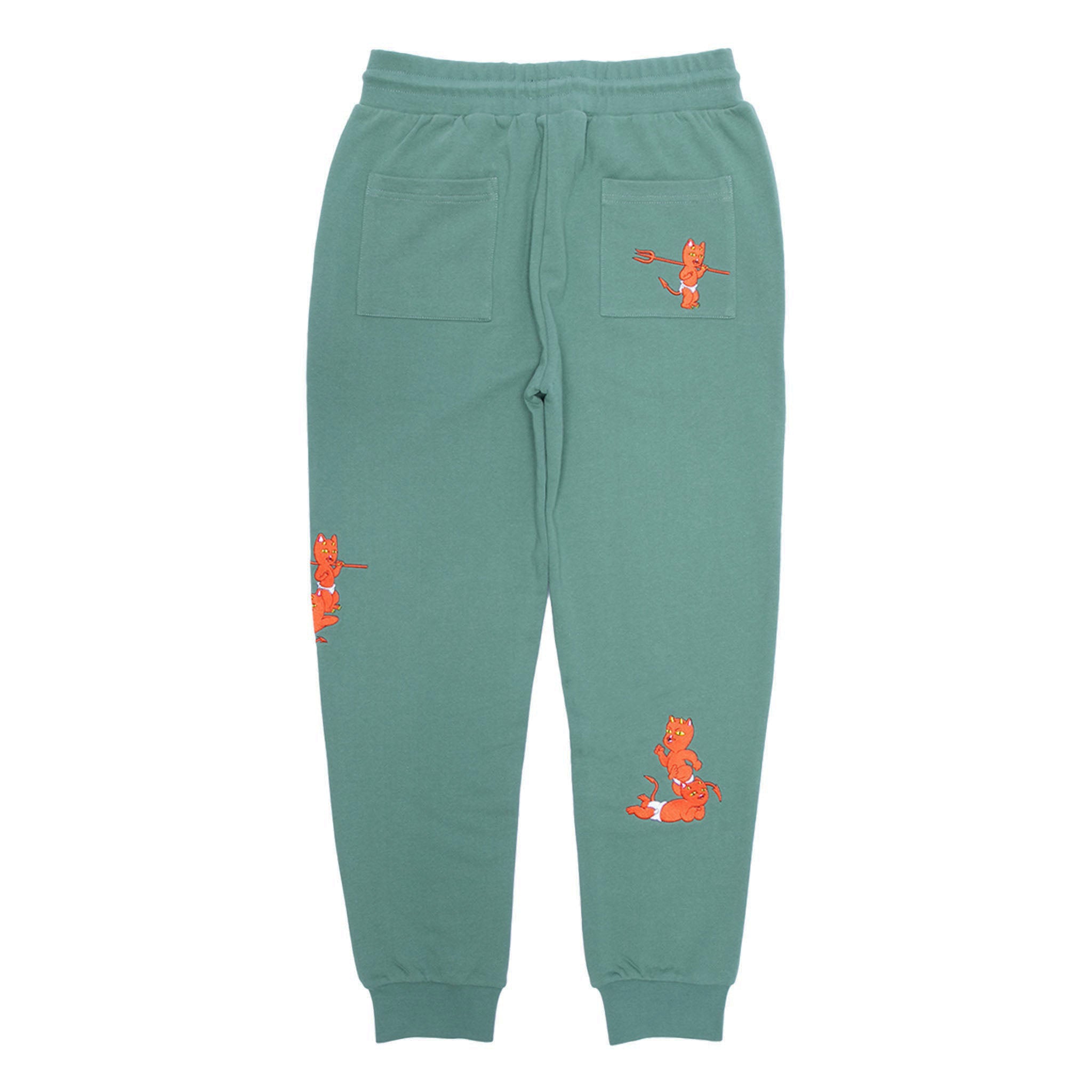  Devil Babies Sweatpants (Dark Sage)、mySite、merchandisen