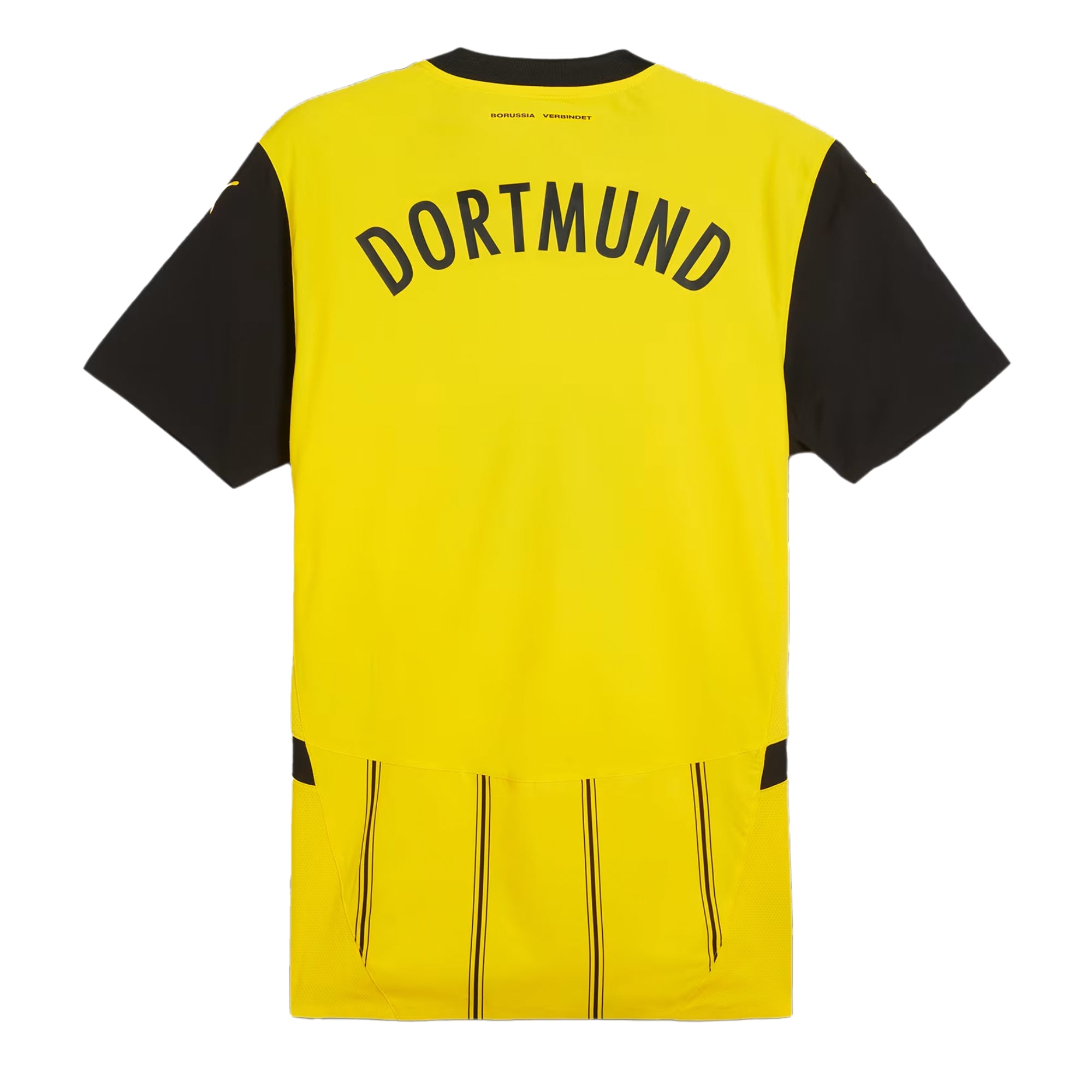 PUMA Men's Borussia Dortmund 2024/25 Authentic Home Jersey Yellow/Black、mySite、bottomscart