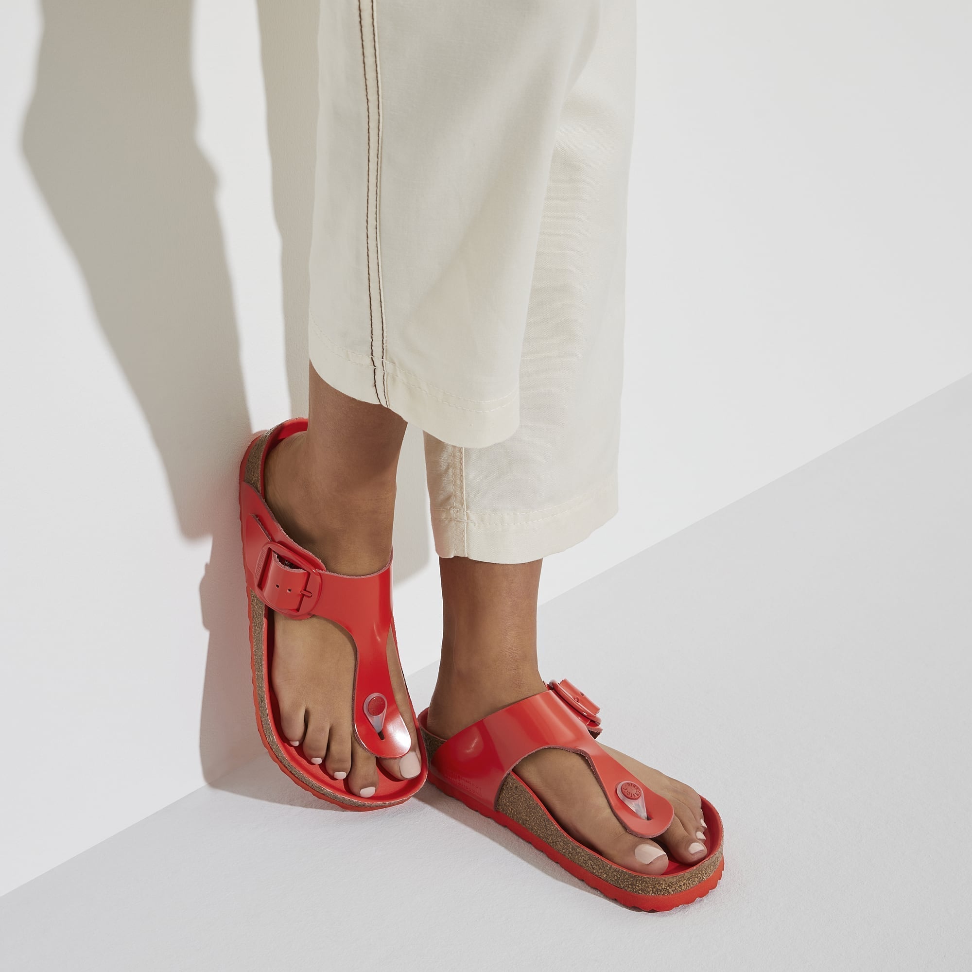 Gizeh Big Buckle Natural Leather Patent、mySite、gtrtttuynbv