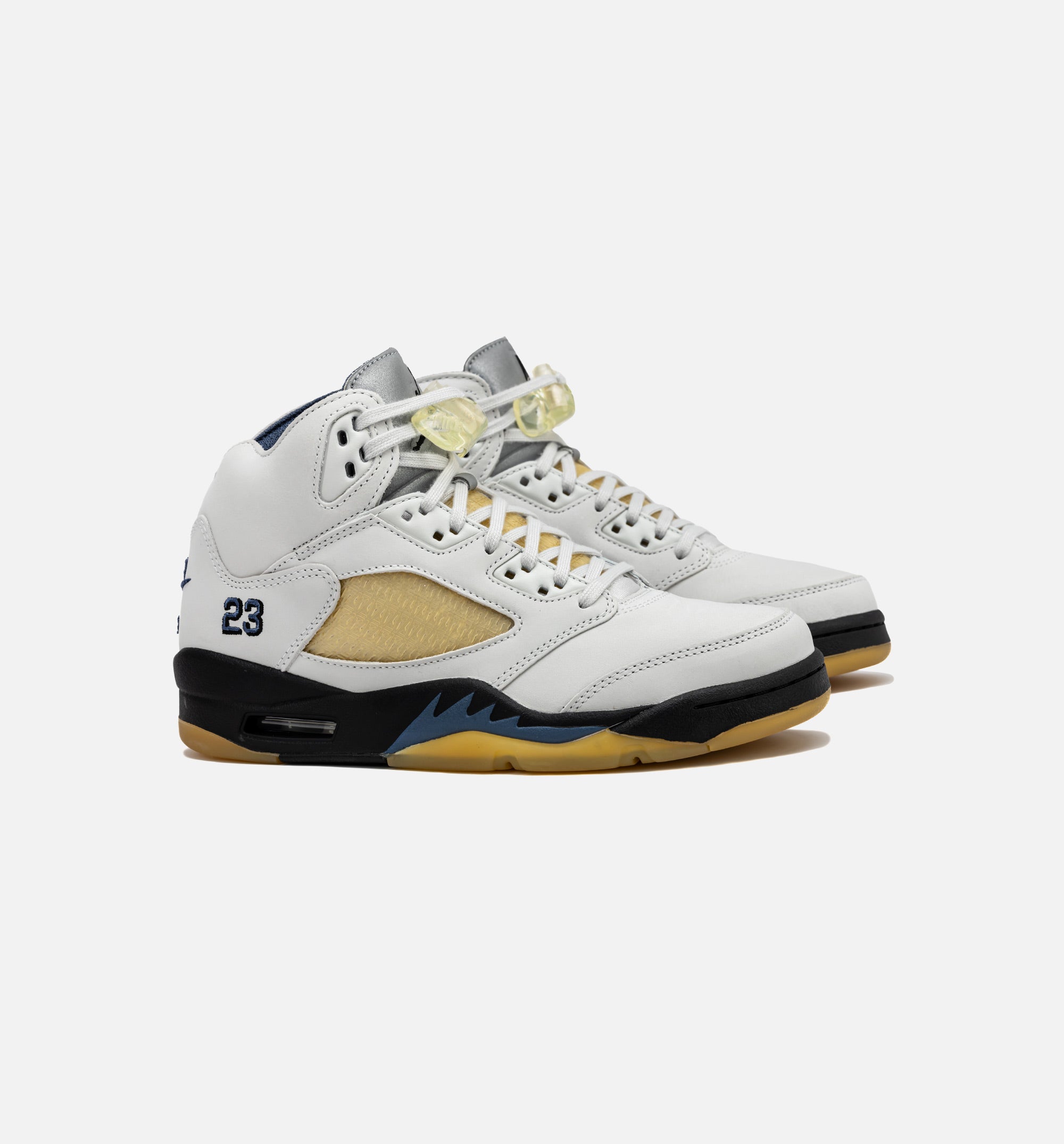 Air Jordan 5 x A Ma Maniére Womens Lifestyle Shoe - Photon Dust/Black/Diffused Blue/Pale Ivory、mySite、dreamappss