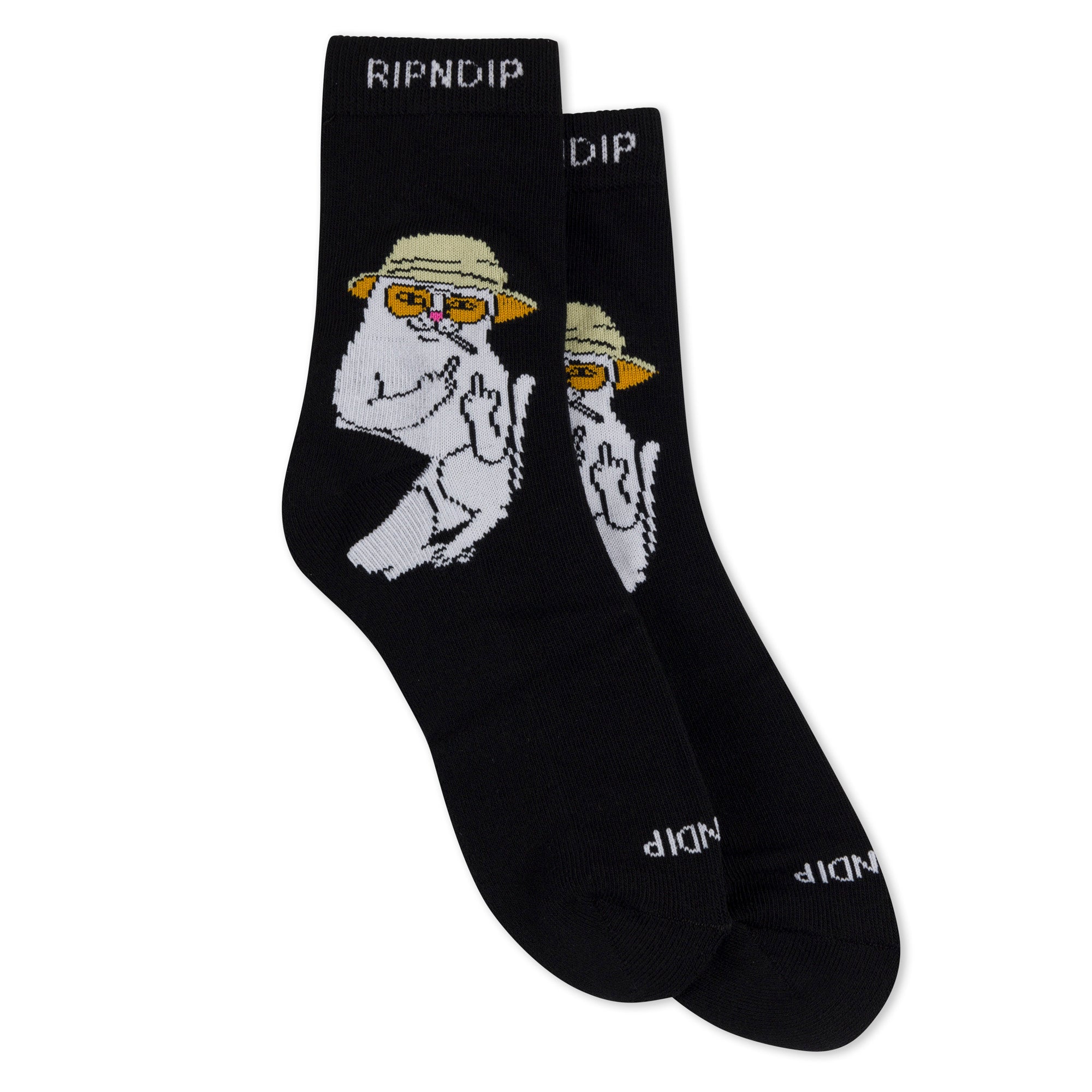  Nermal S Thompson Mid Socks (Black)、mySite、merchandisen