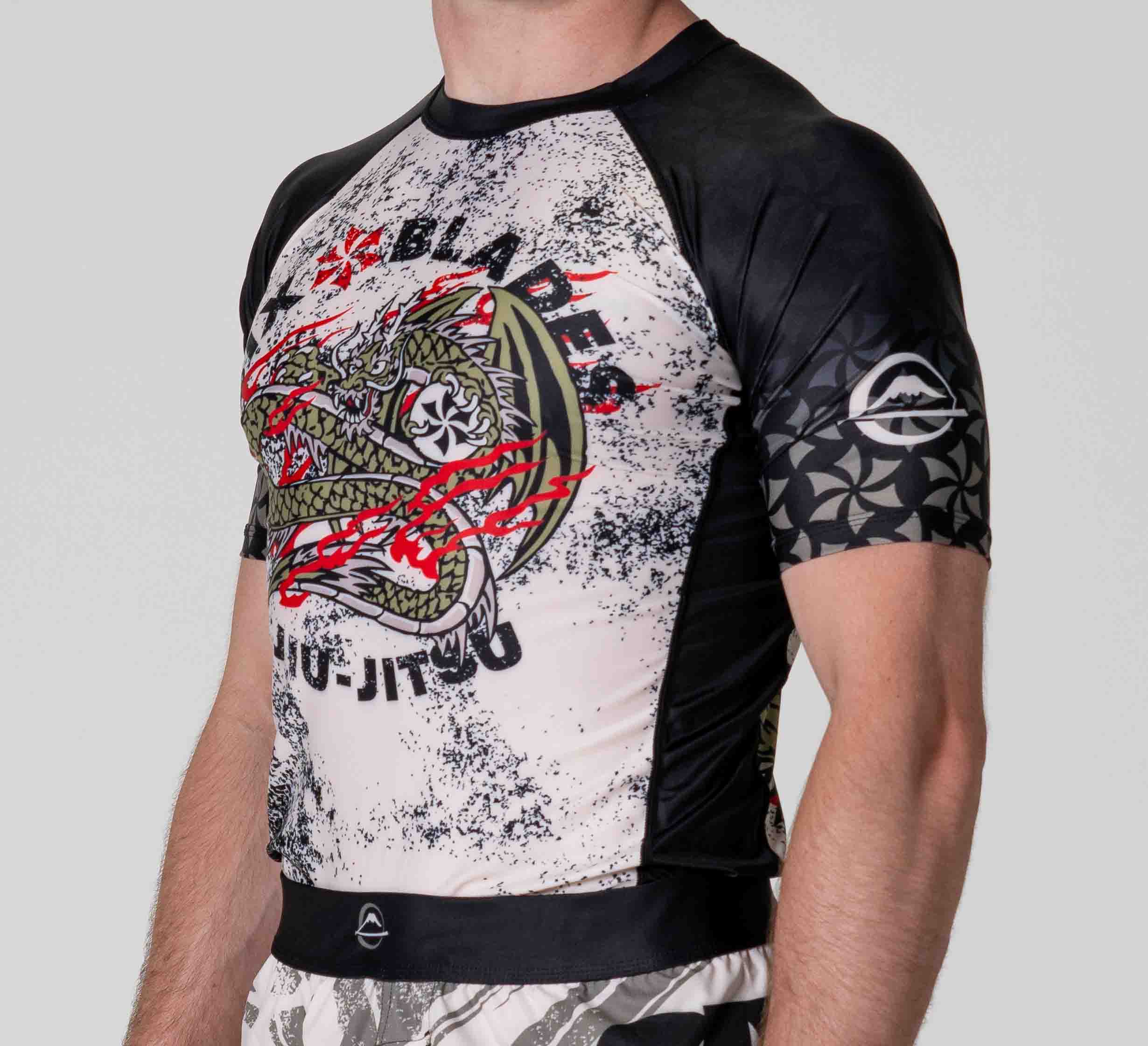 Six Blades Dragon Short Sleeve Flex Lite Rashguard、mySite、gigharbornorthrealestate