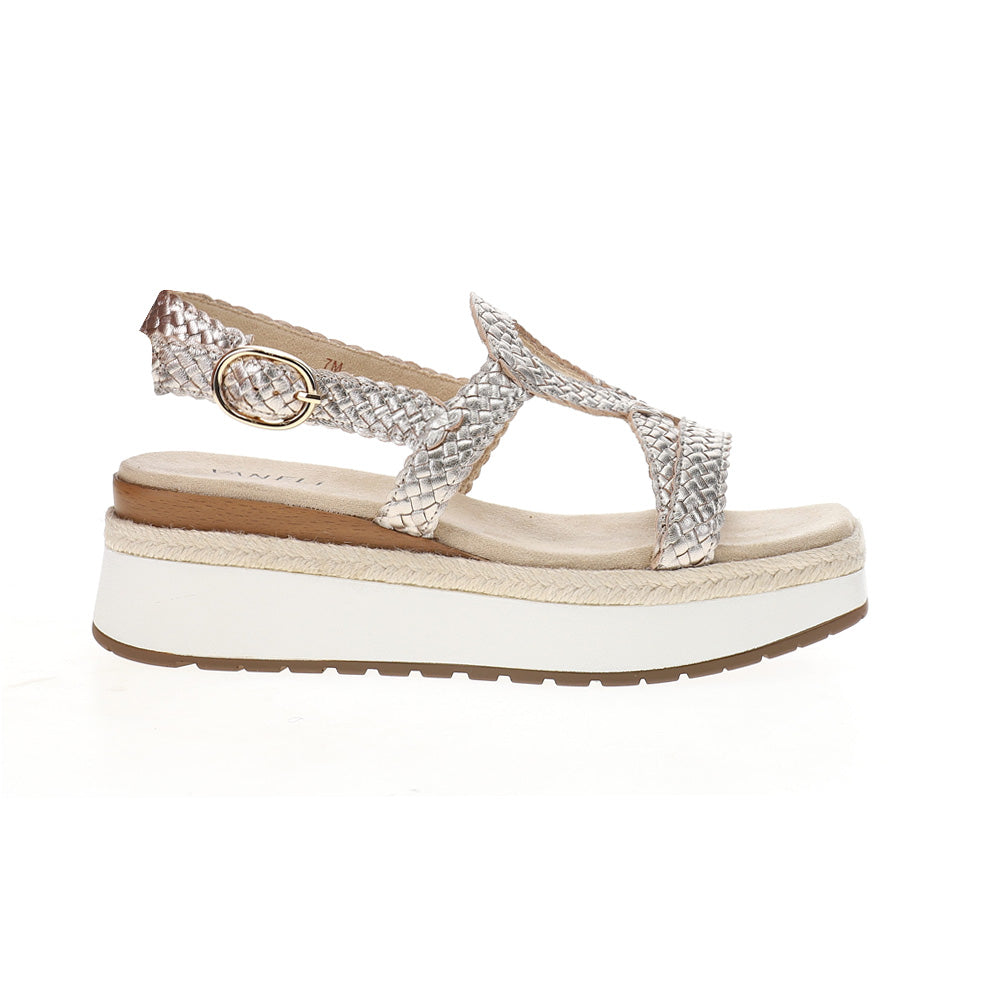 Emalia Metallic Platform Sandals、mySite、gtrtttuynbv