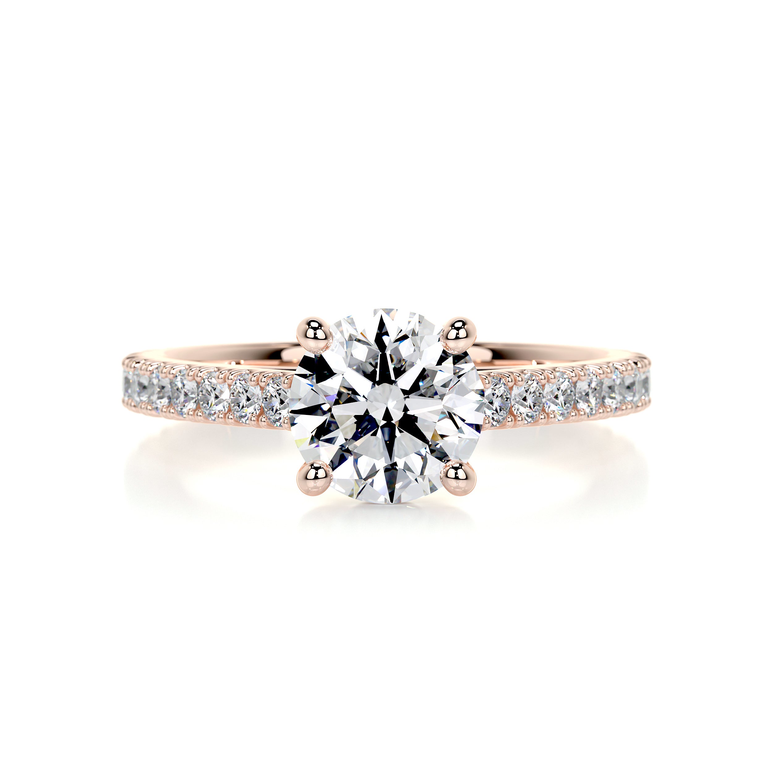 Aria Diamond Engagement Ring -14K Rose Gold、mySite、hinf8tx79