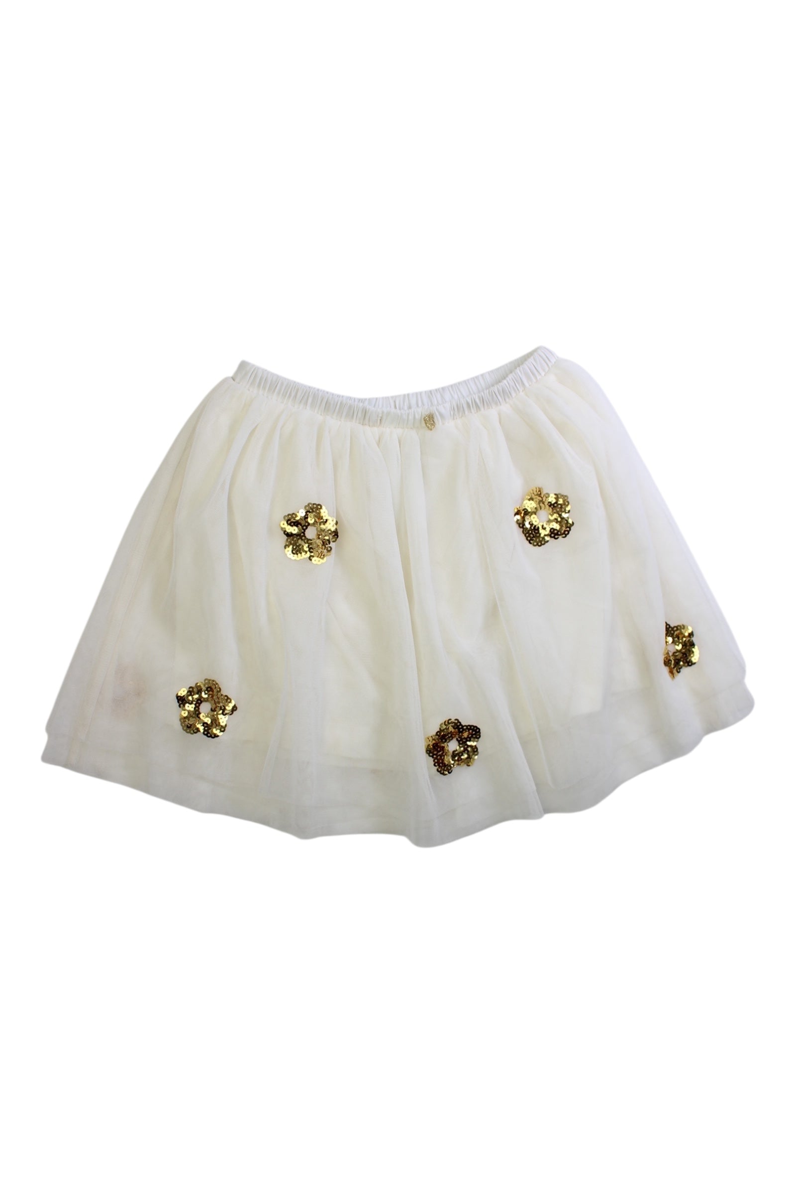Crewcuts Tulle Skirt With Gold Accents, Size 3T、mySite、g9winljtr