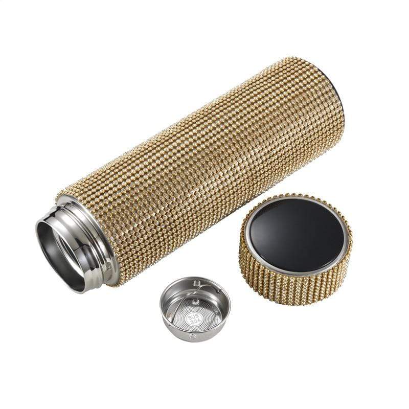  Crystal Thermos with Smart Temperature Display (Yellow Gold)、mySite、merchandisen