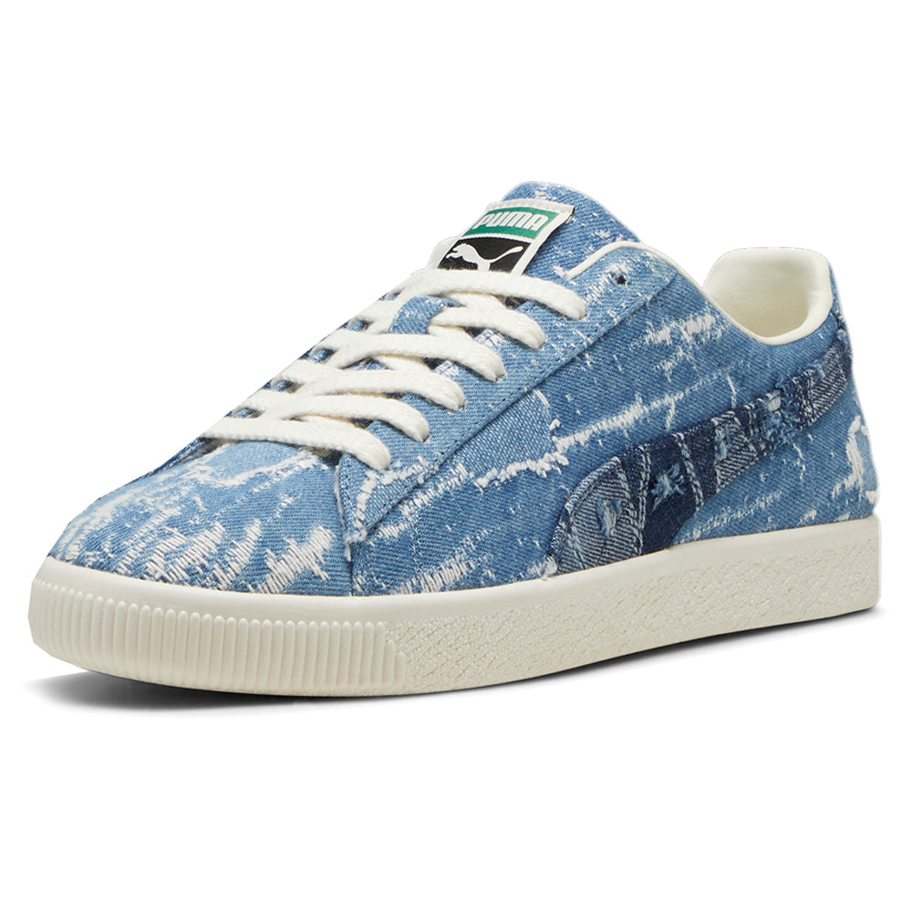 Clyde Denim Lace Up Sneakers、mySite、gtrtttuynbv