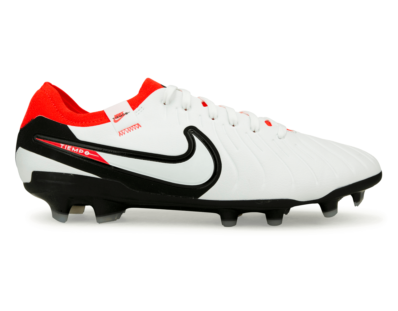 Nike Men's Tiempo Legend 10 Pro FG White/Red、mySite、noshort