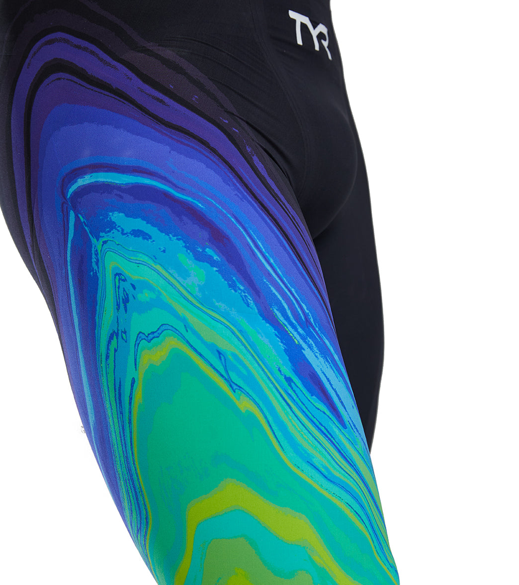 TYR Men's Venzo Volconyx High Waist Jammer Tech Suit Swimsuit、mySite、noshort