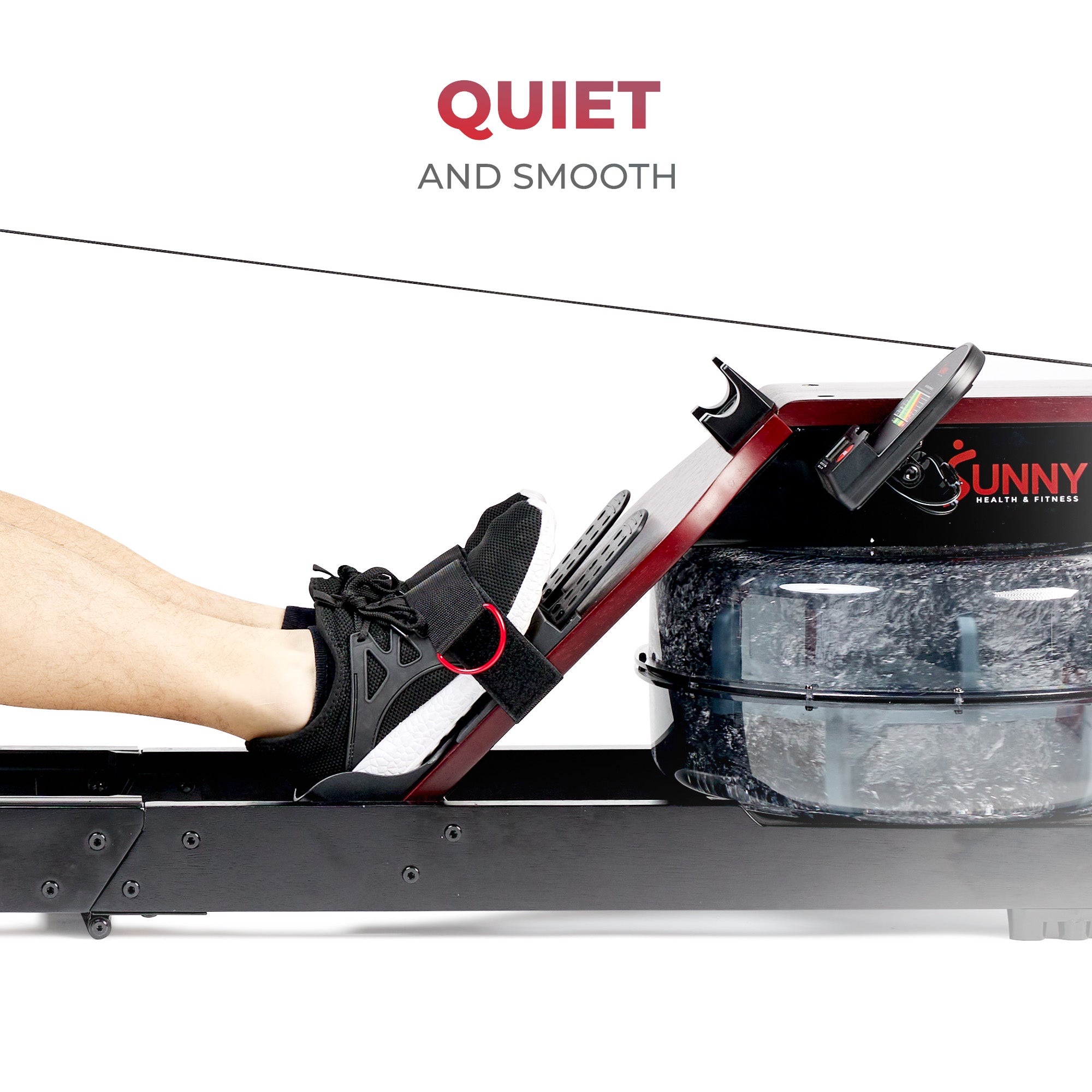  Wooden Water Rowing Machine with Bluetooth Connectivity、mySite、ghnorth