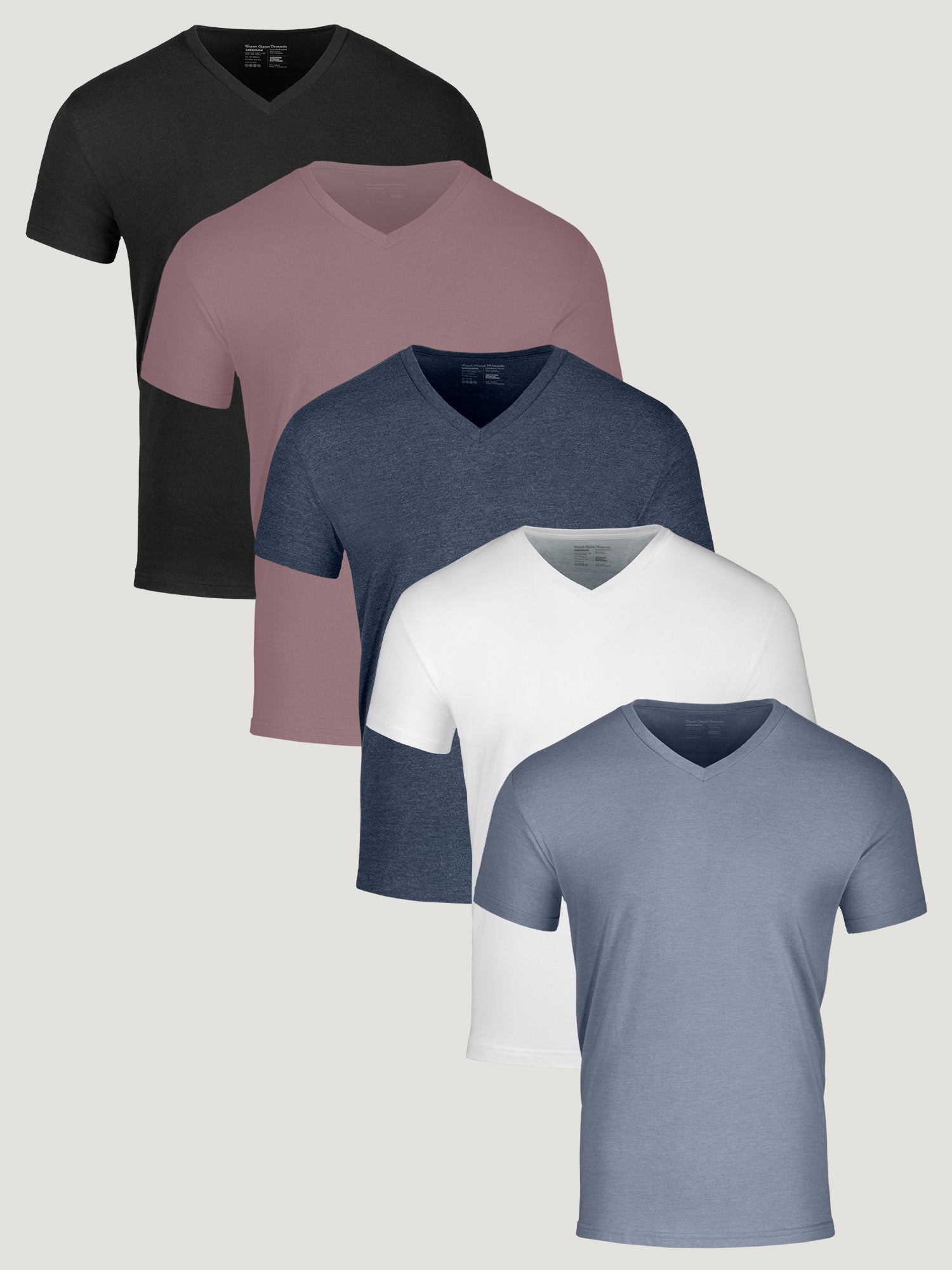  Summer Foundation V-Neck 5-Pack、mySite、ghnorth