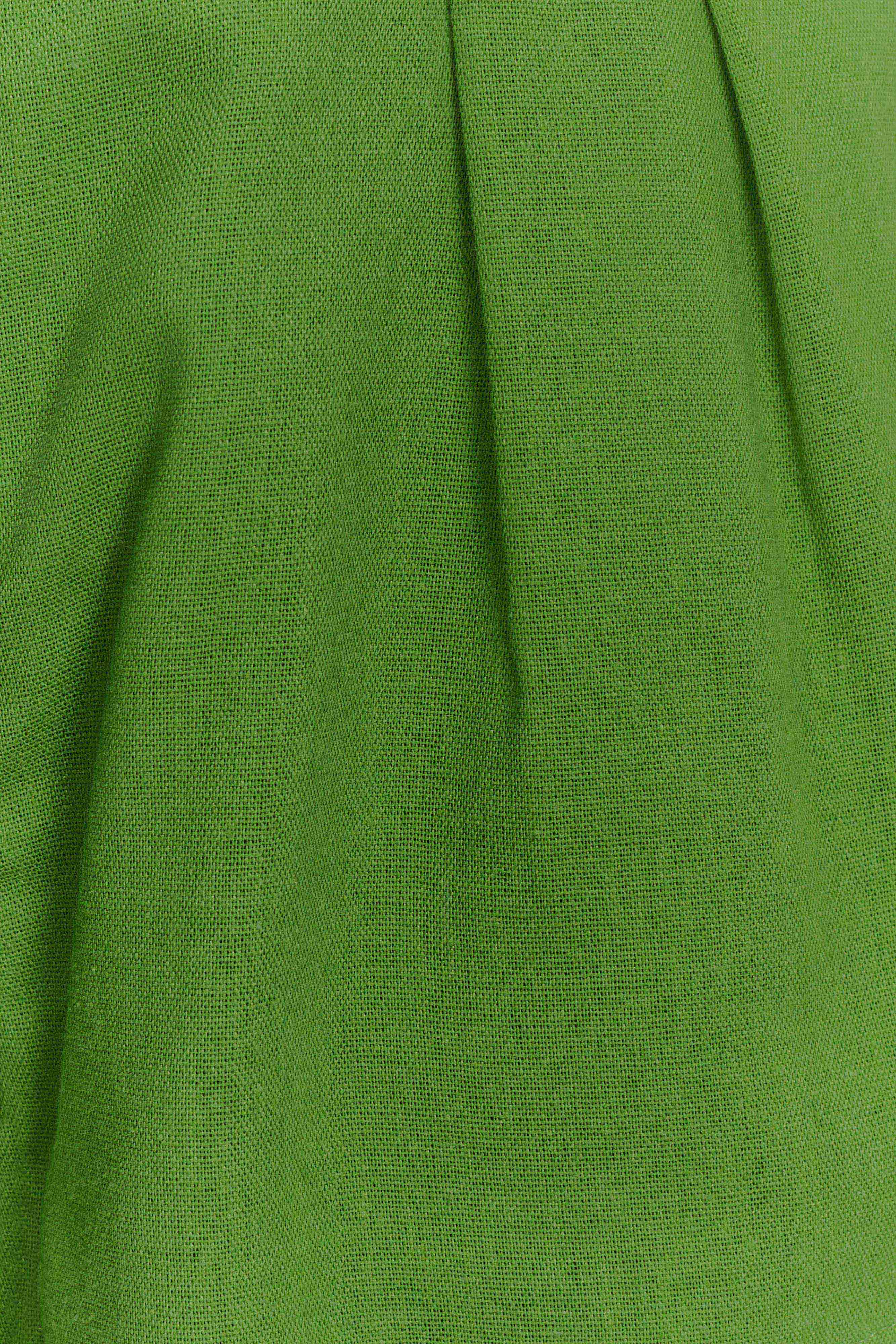 Scout Linen Belted Shorts - Green、mySite、solidvoid