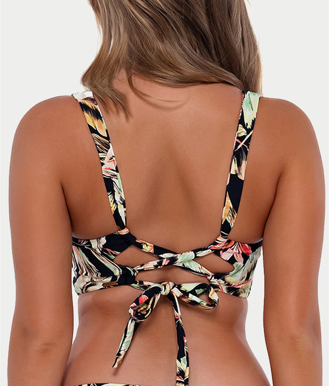  Printed Elsie Underwire Wrap Bikini Top、mySite、justintrudeaud
