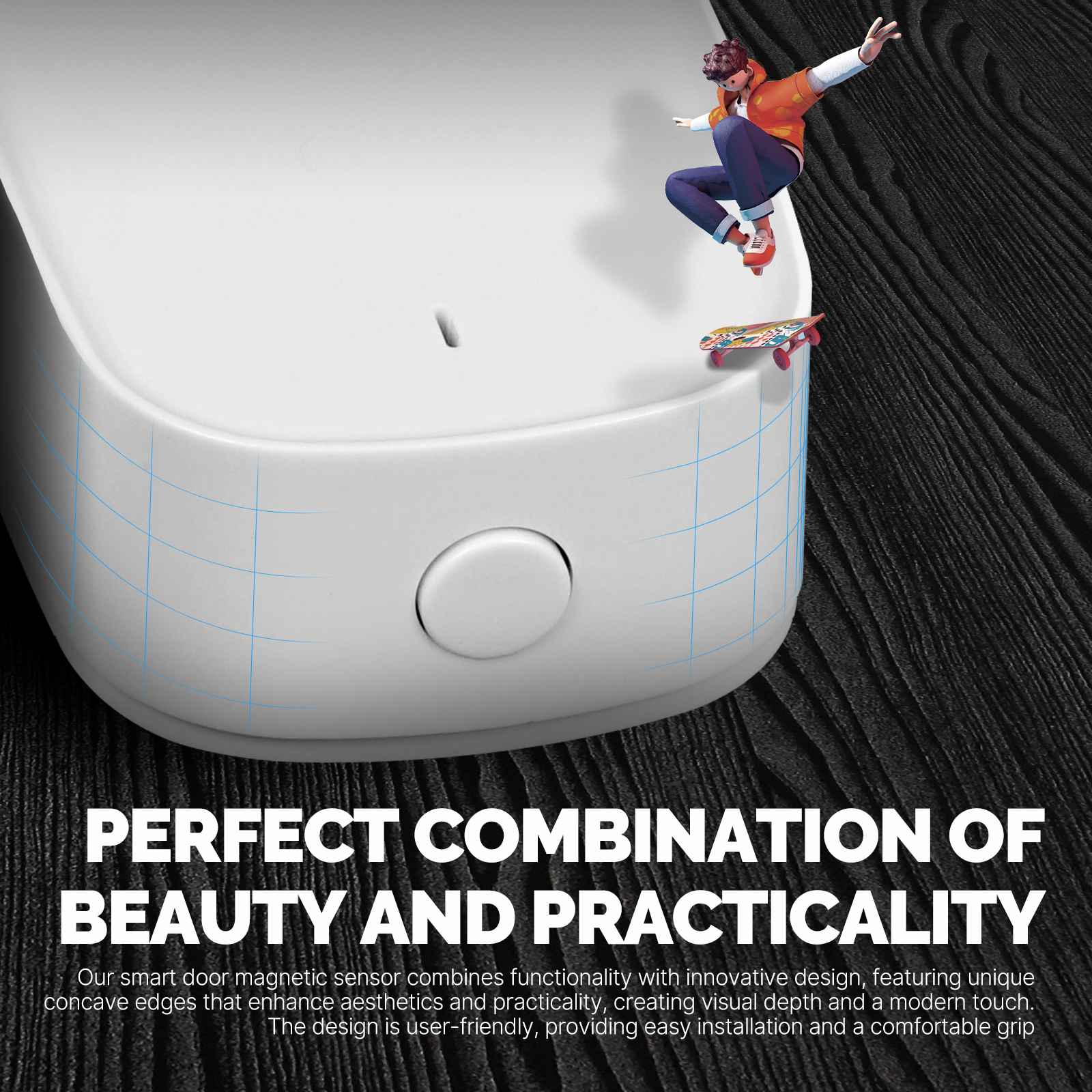 Tuya ZigBee Window Door Alarm Sensor, Smart Home Security Contact Detector、mySite、fannypackpong