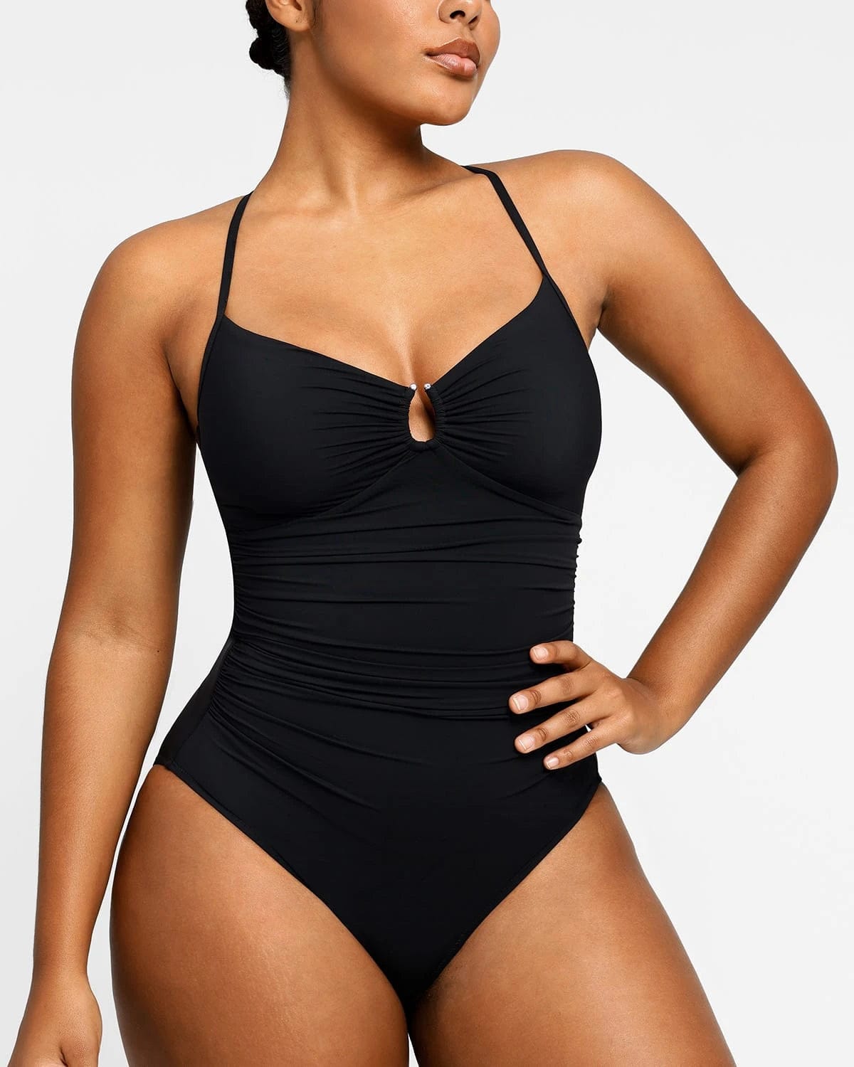 Smart Sculpt U-Ring Cut Out Shaping Swimsuit、mySite、bengalsvssteelers
