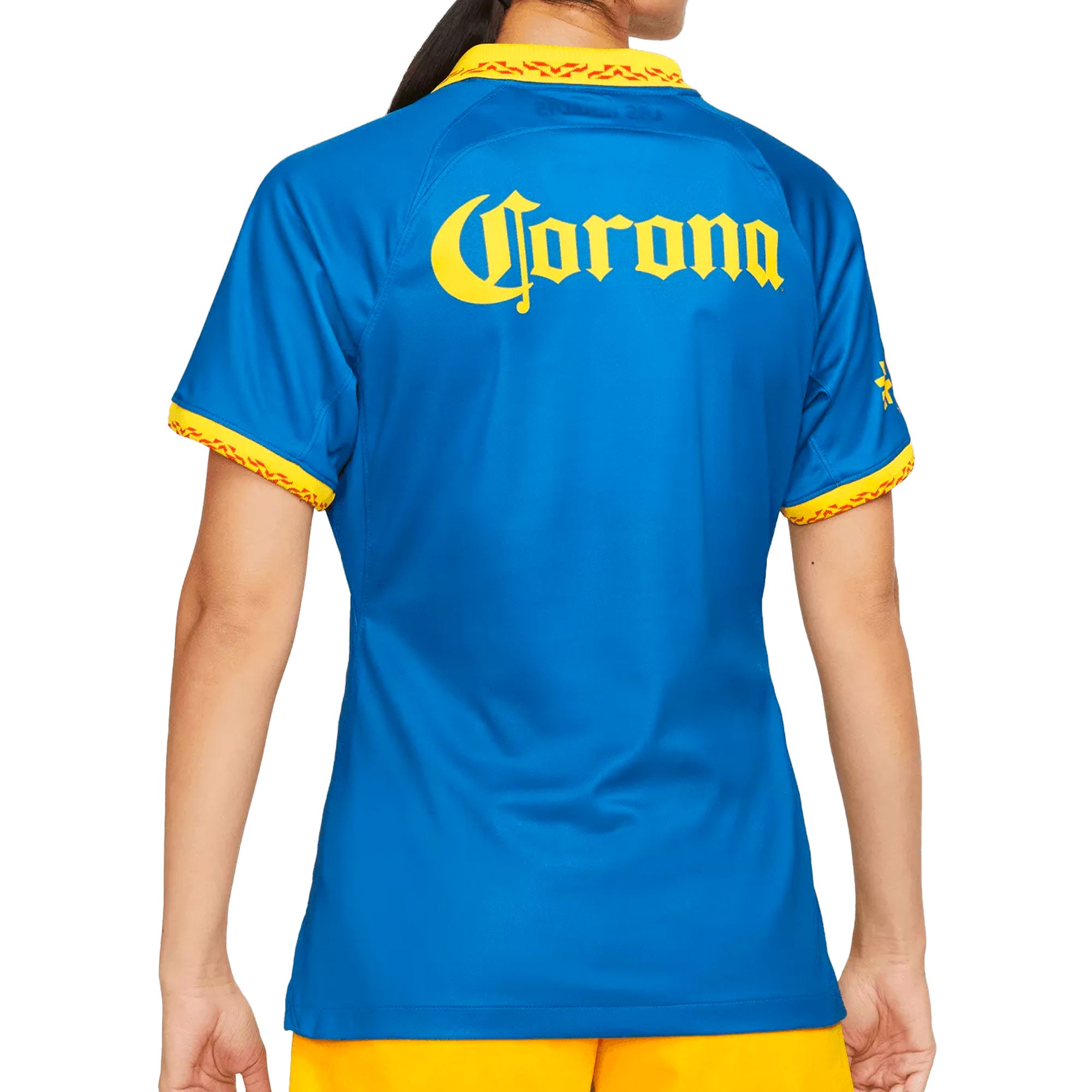 Nike Women's Club America 2023/24 Away Jersey Blue/Yellow、mySite、noshort