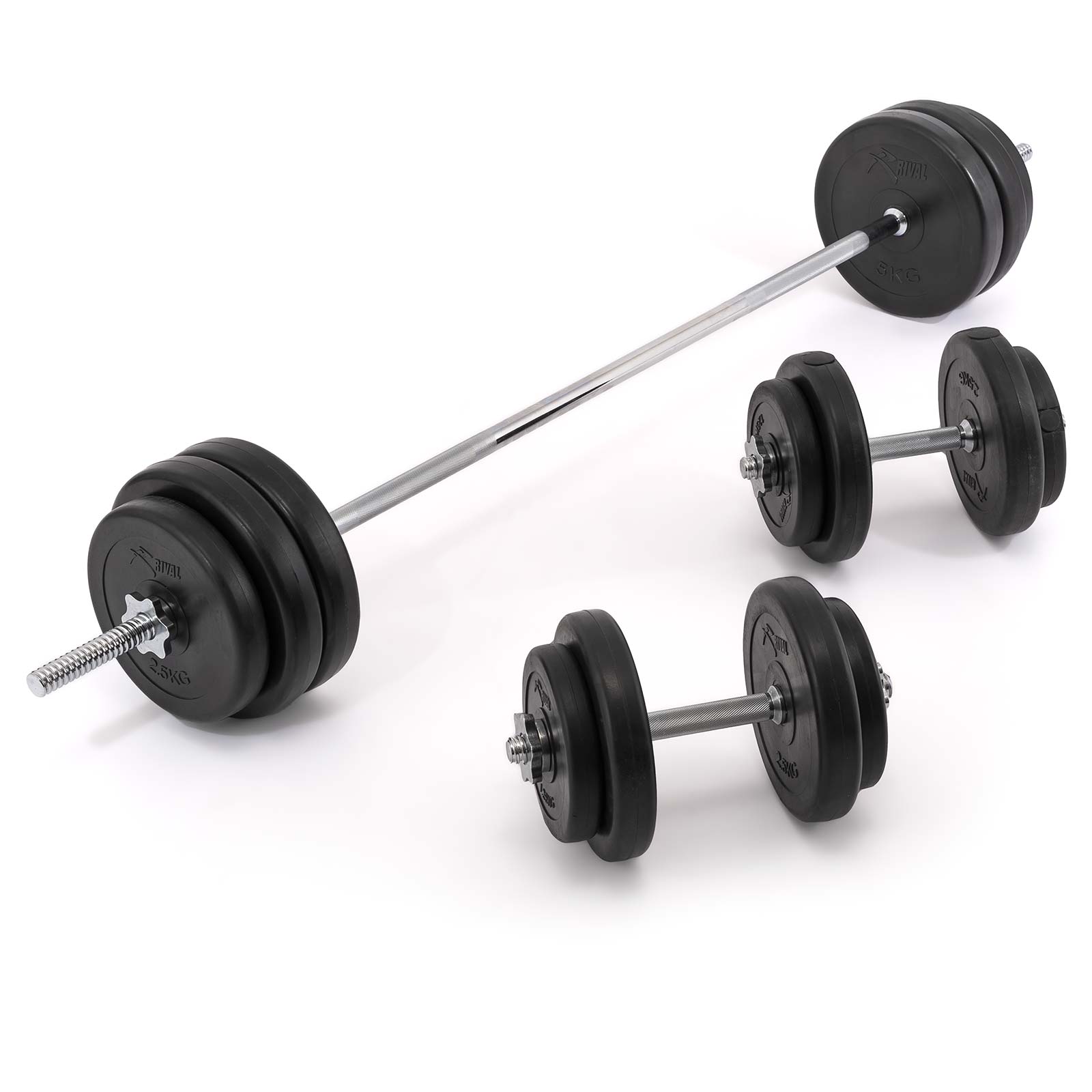 Rival Vinyl Barbell Set - 50kg、mySite、shRival Vinyl Barbell Set - 50kg、mySite、glenpowelloop_name