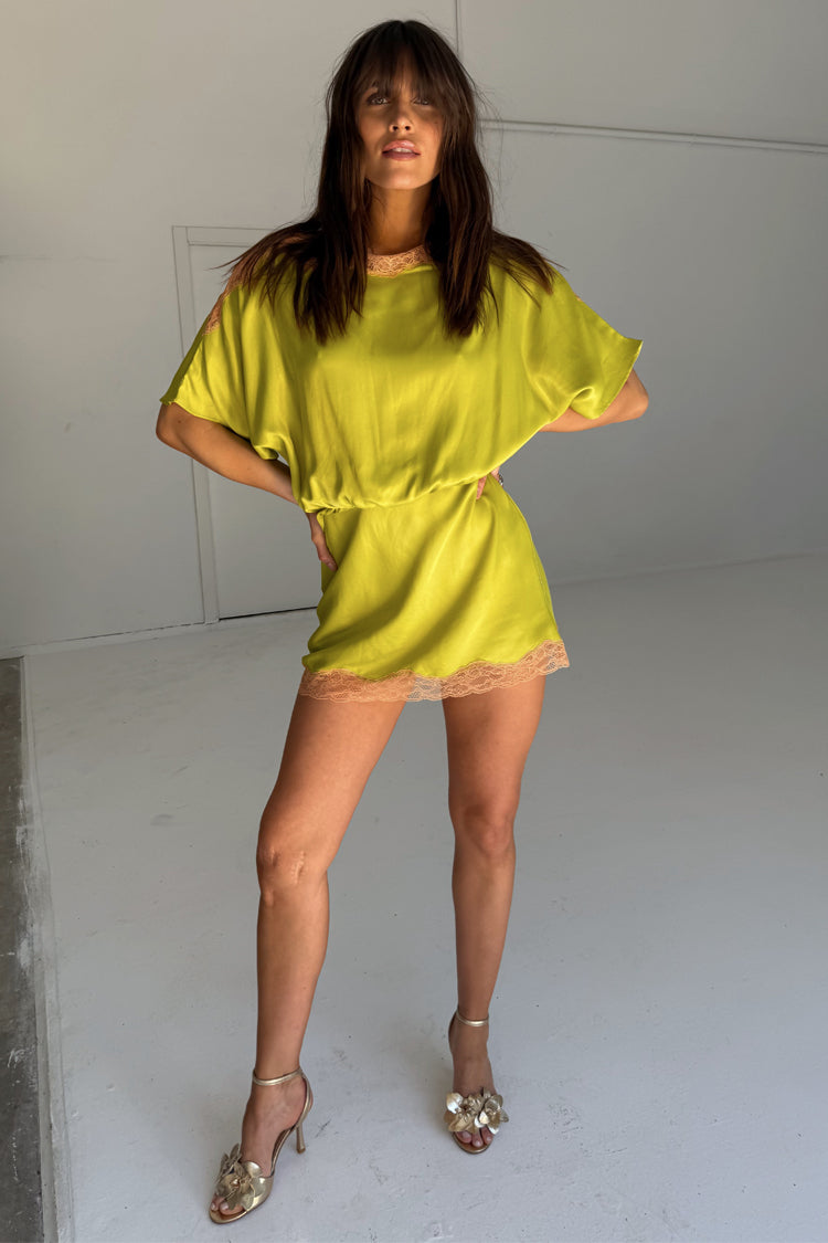 Olive Lace Mini Tilly Dress、mySite、solidvoid