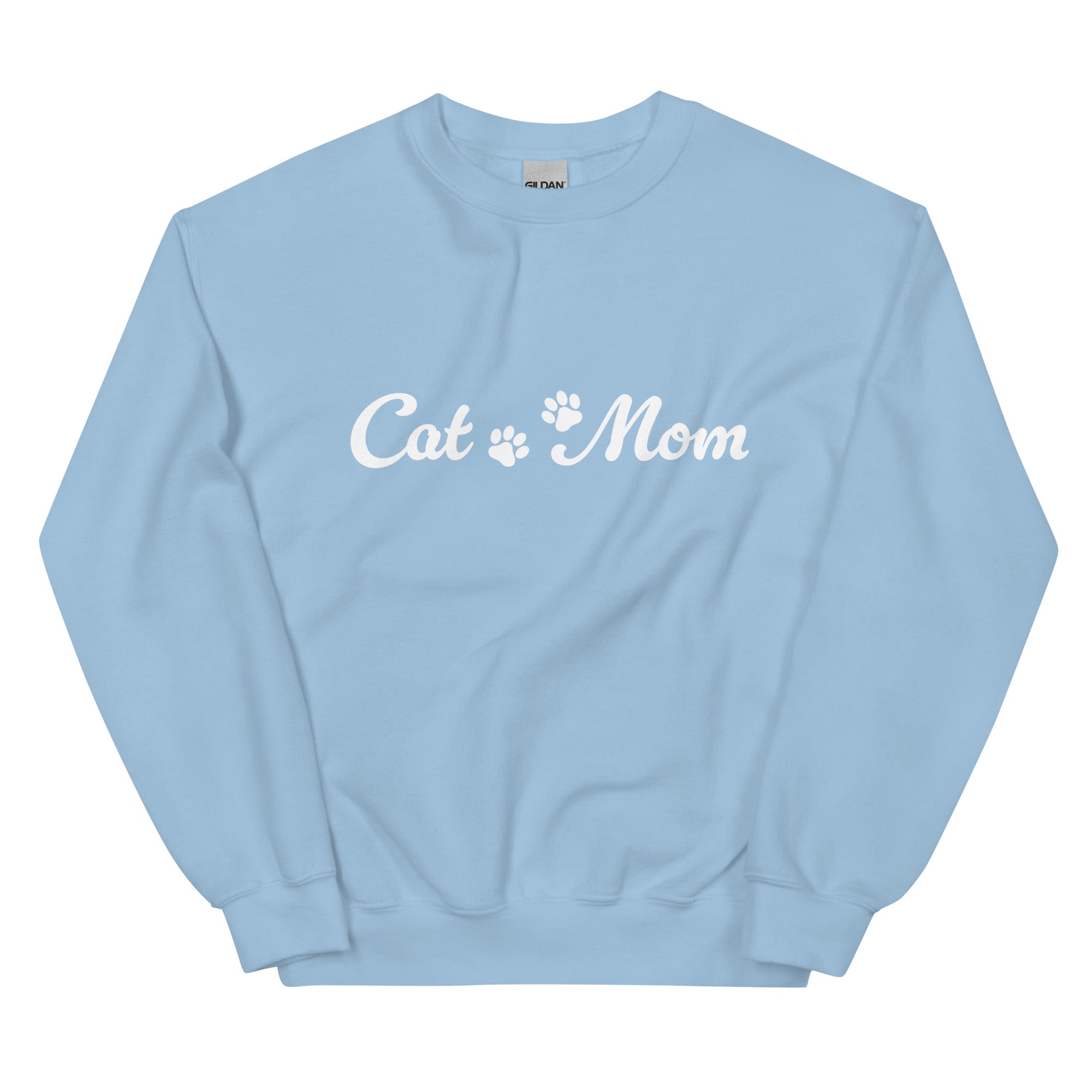 Paw Print Cat Mom Crewneck Sweatshirt、mySite、camillekostekn