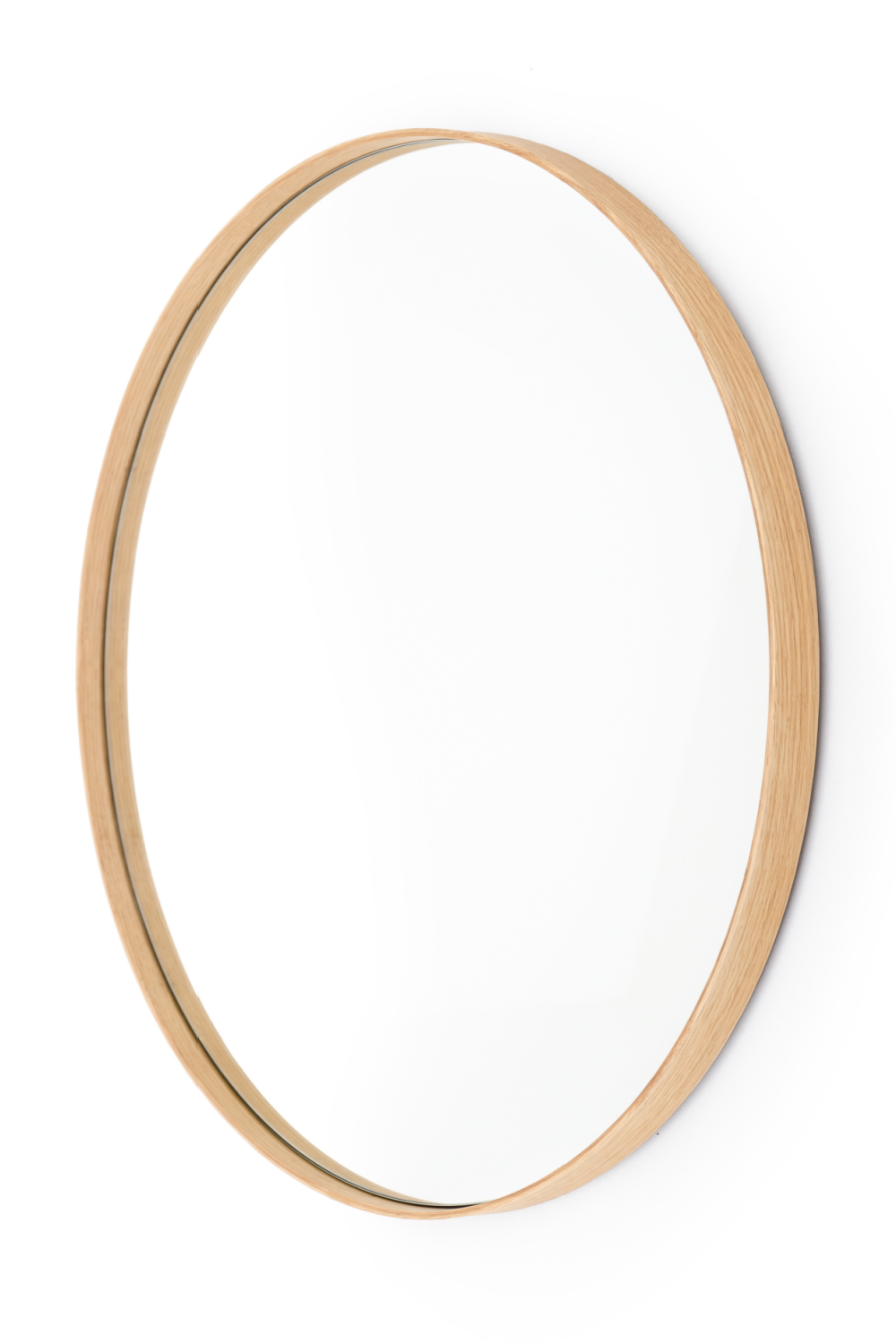 Oak Wooden Round Wall Mirror | Wireworks Glance 660、mySite、neckold
