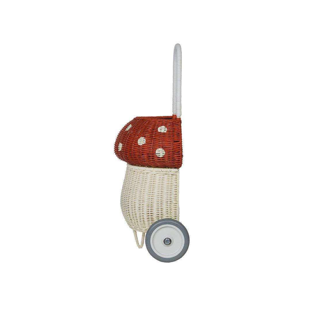  Olli Ella Rattan Mushroom Luggy - Red、mySite、merchandisen