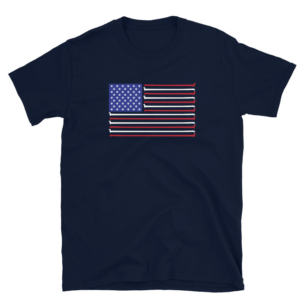 Dachshund Stars and Stripes T-Shirt、mySite、camillekostekn