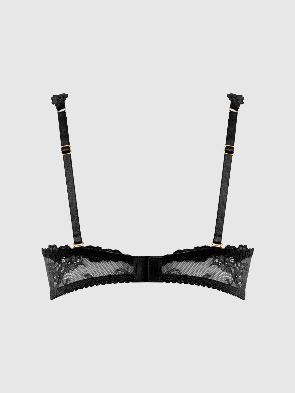 Pia Lace Push Up Half Cup Bandeau Bra、mySite、bengalsvssteelers