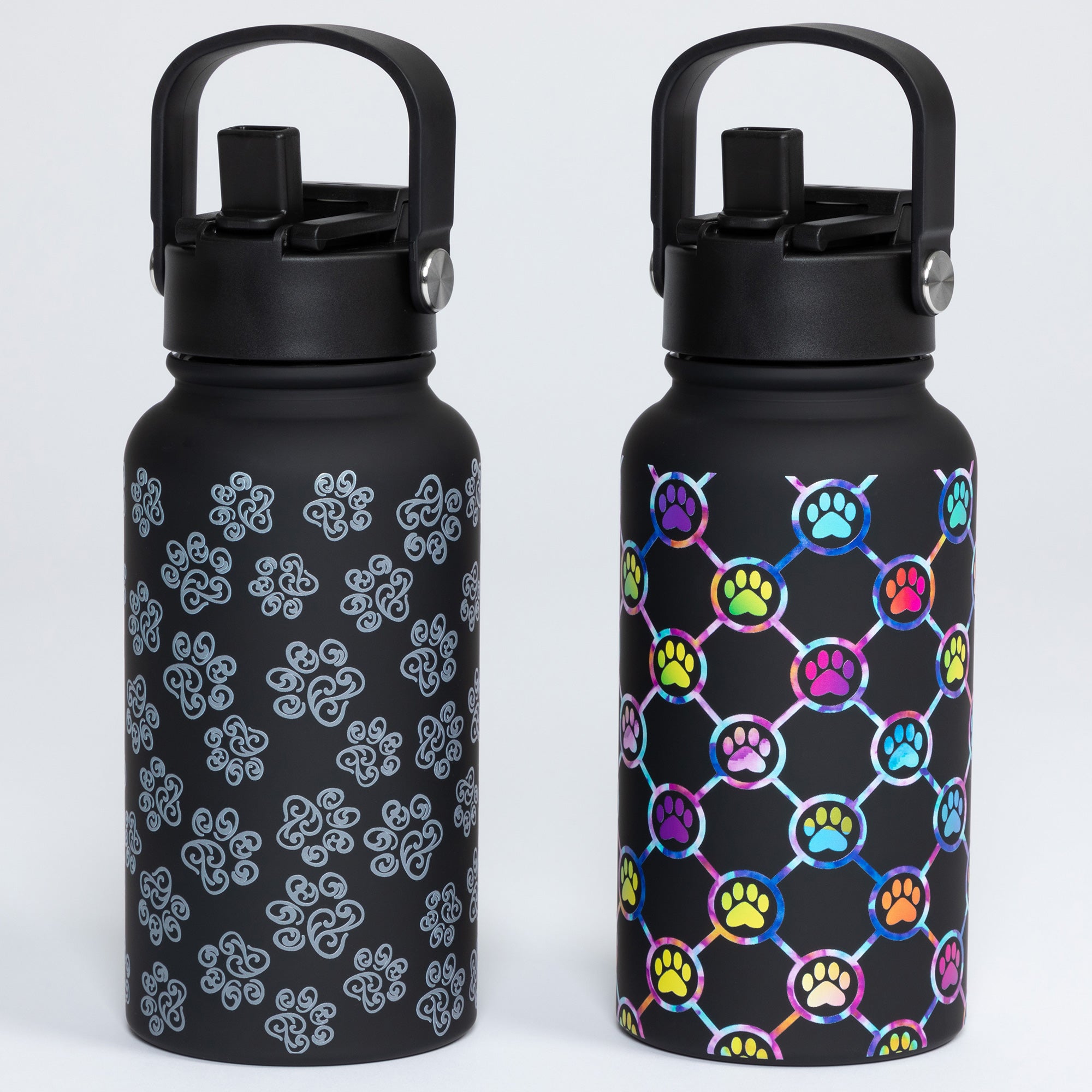 Double Wall Stainless Steel Paw Print Tumbler - 22 oz、mySite、camillekostekn