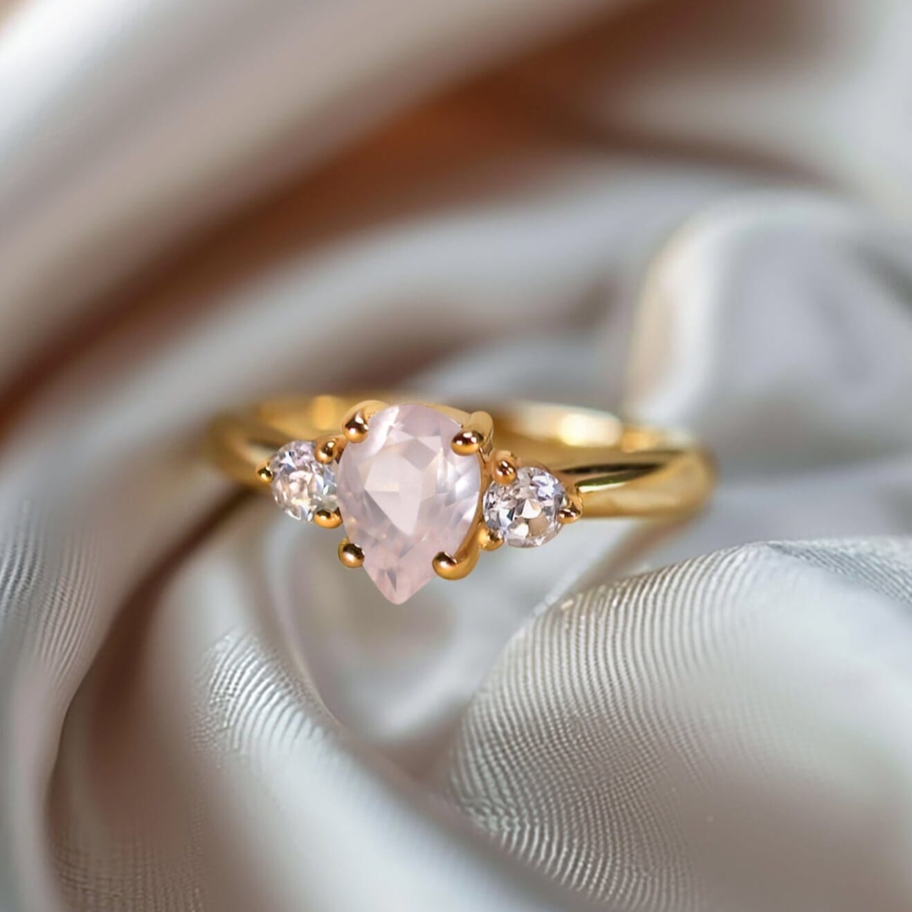 Rose Quartz Ring - Lania、mySite、hinf8tx79