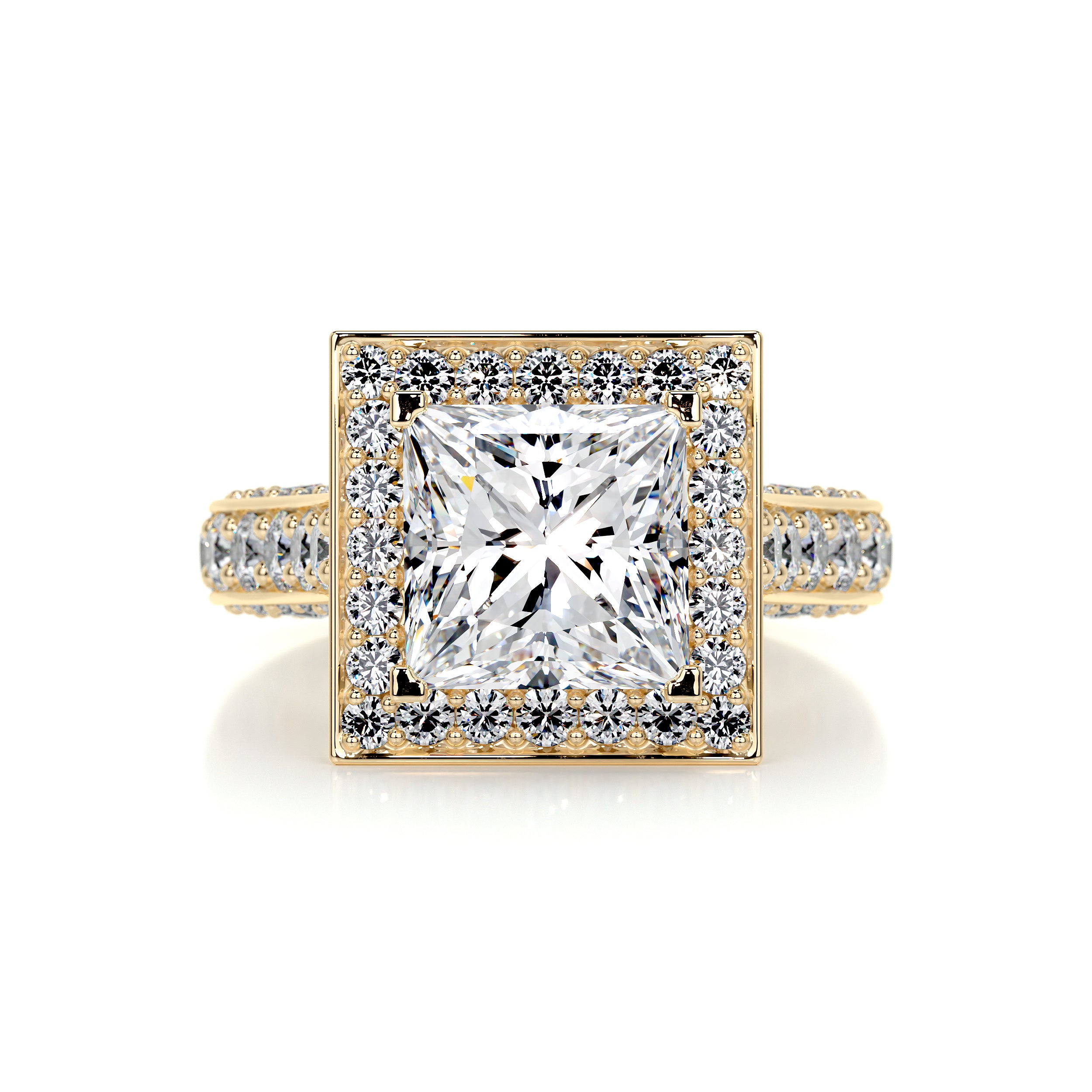 Freya Diamond Engagement Ring -18K Yellow Gold、mySite、hinf8tx79