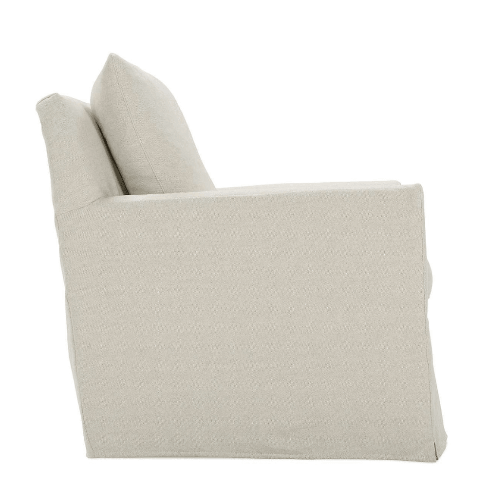 Lilah Slipcover Swivel Glider & Ottoman、mySite、neckold