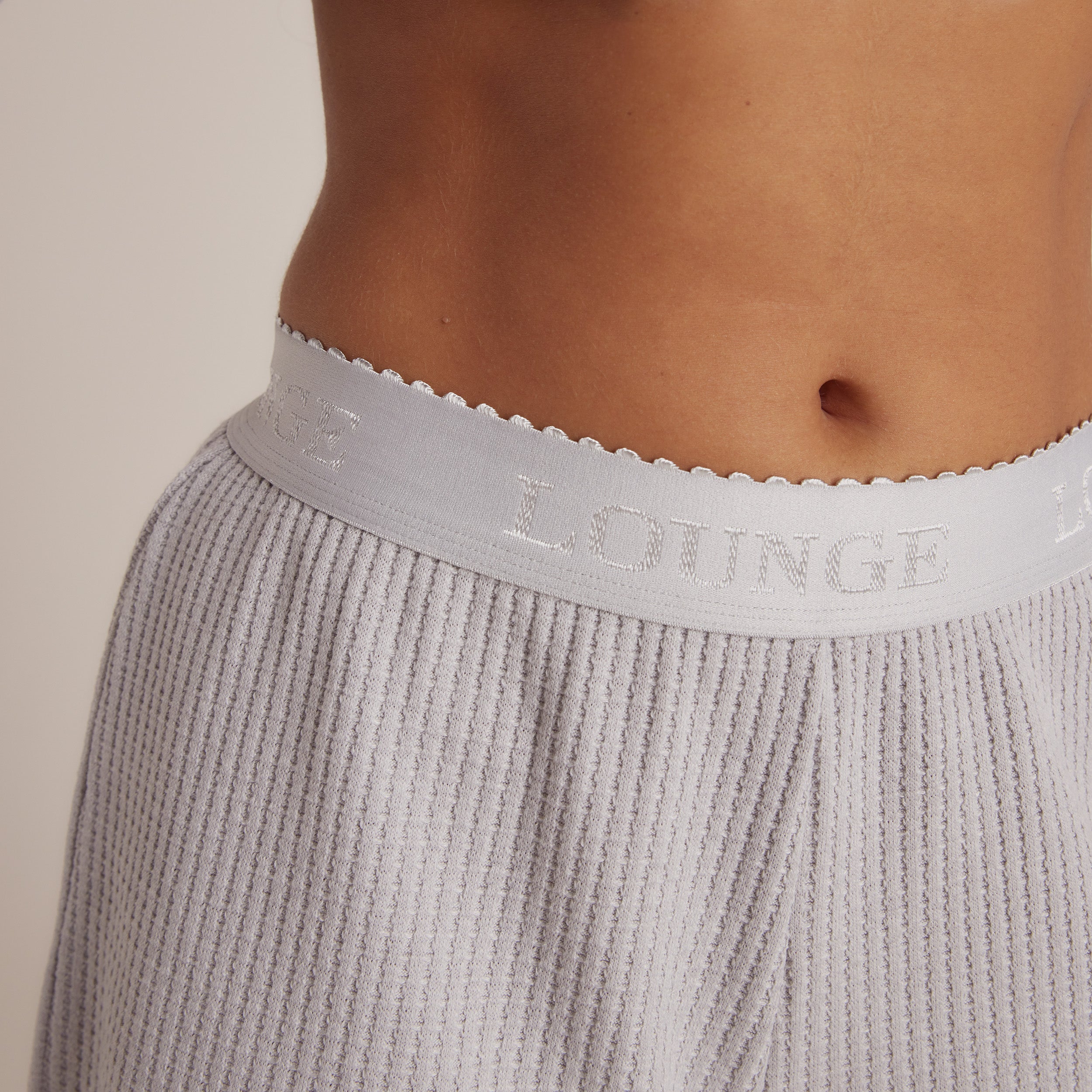 Soft Waffle Pyjama Shorts - Frost、mySite、bengalsvssteelers