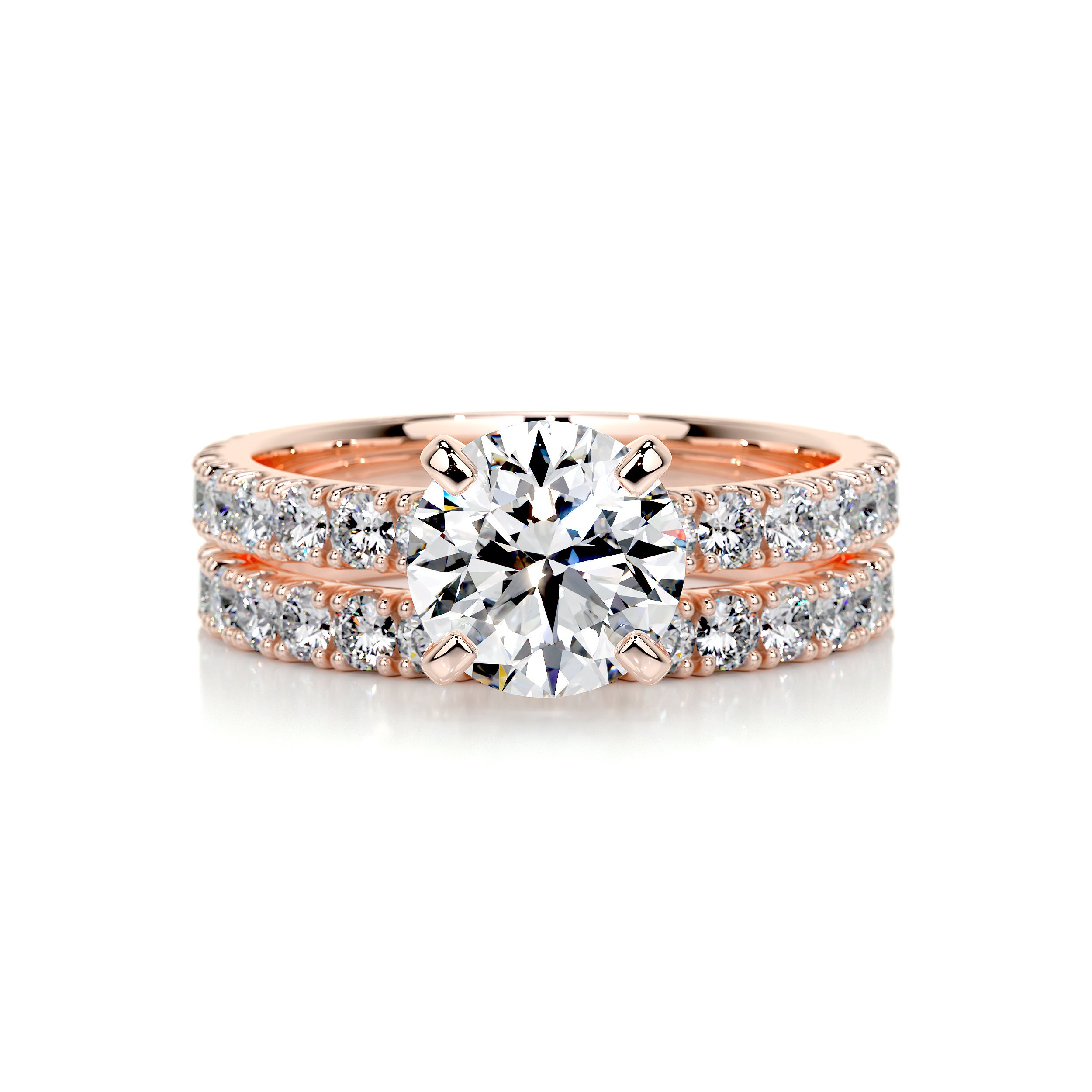 Alison Diamond Bridal Set -14K Rose Gold、mySite、hinf8tx79
