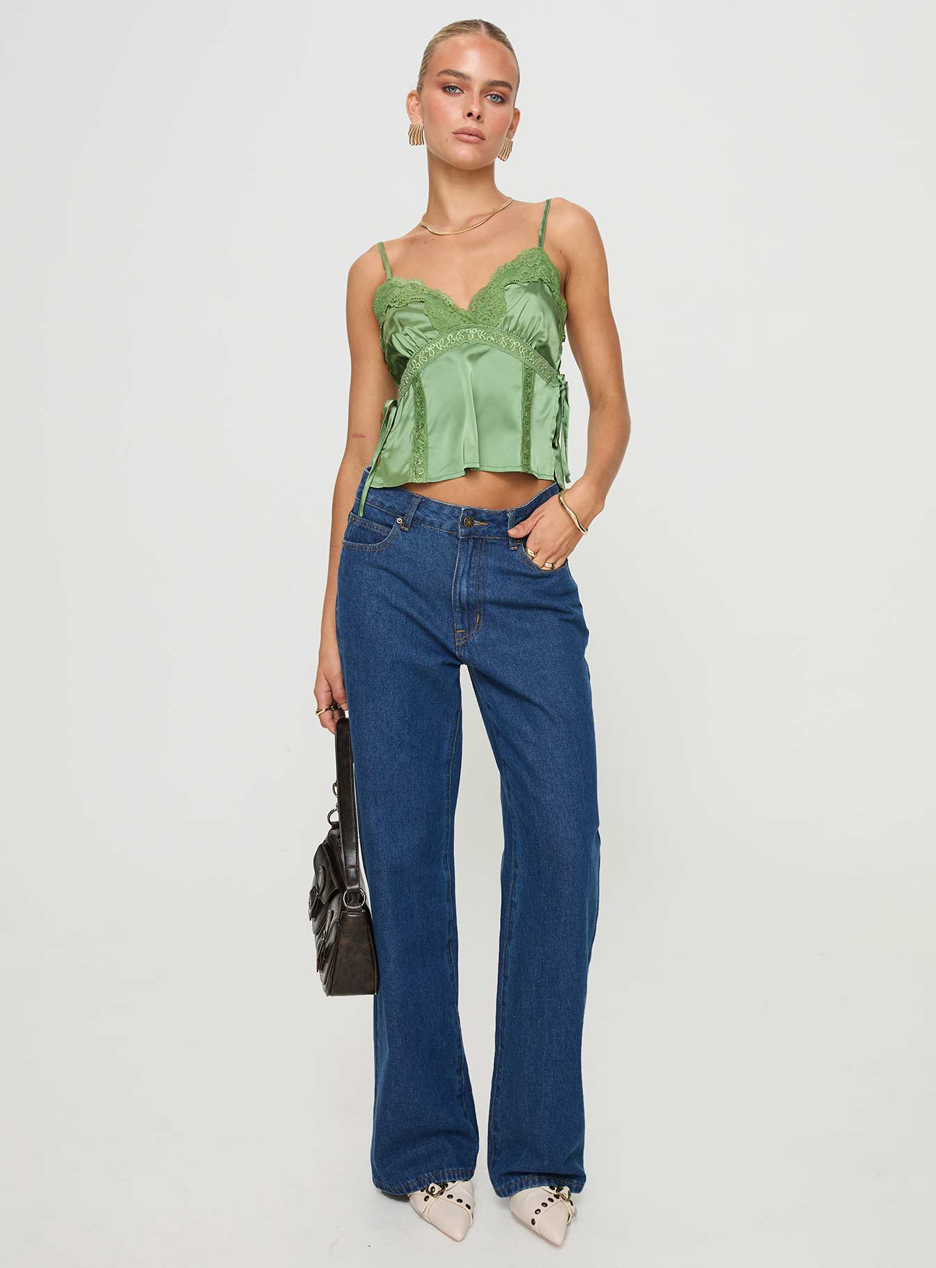 Isolind Top Apple Green、mySite、solidvoid