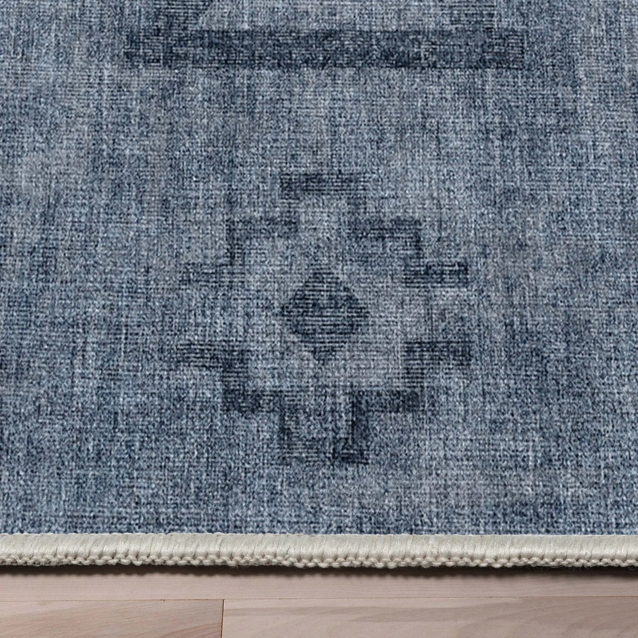 Bottineau Distressed Southwestern Flat-Weave Rug、mySite、gigharbornorthrealestate