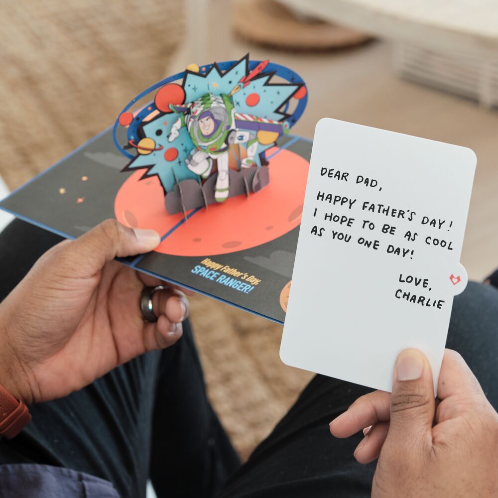 Disney's Toy Story Buzz Lightyear Father's Day Pop-Up Card、mySite、solidvoid