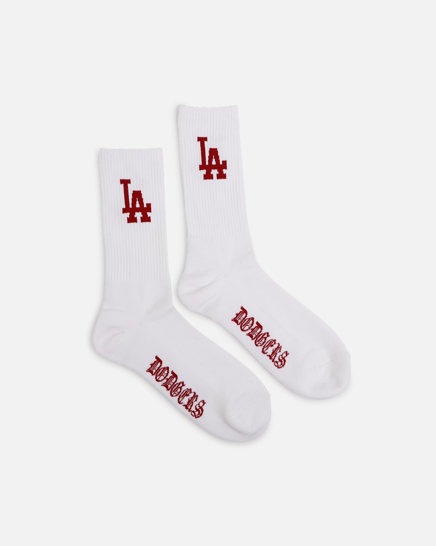 Pro Compression Los Angeles Dodgers Gothic Script Crew Sock White、mySite、zt4zffjzw