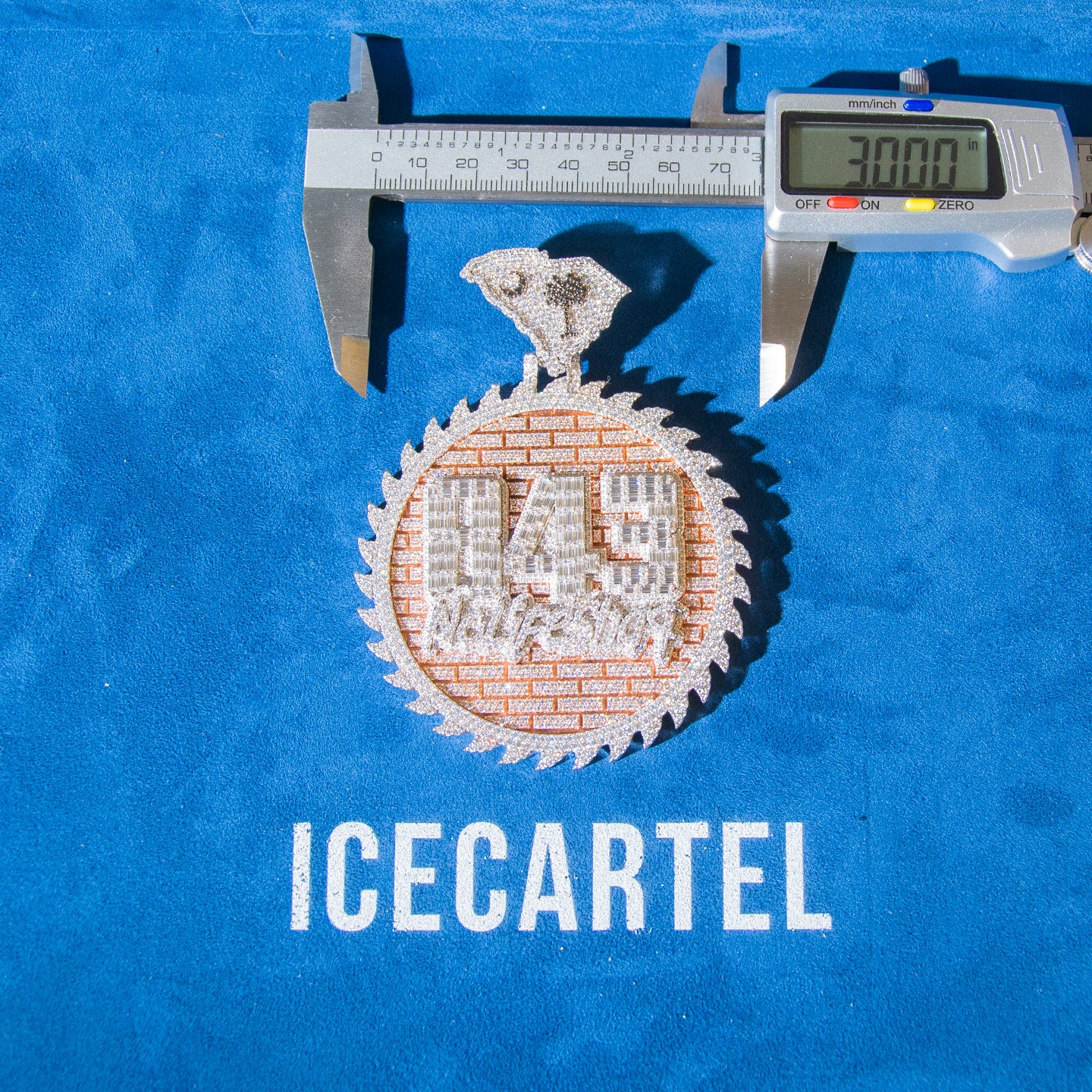 843 Custom Moissanite Circle Pendant 14K Gold、mySite、hinf8tx79