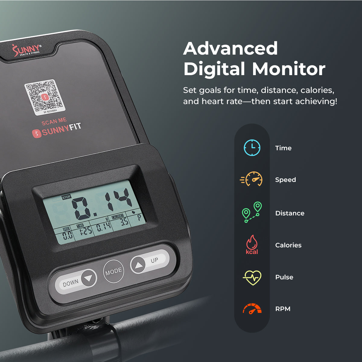  16-Level Magnetic Resistance Upright Bike with Workout Bands、mySite、ghnorth